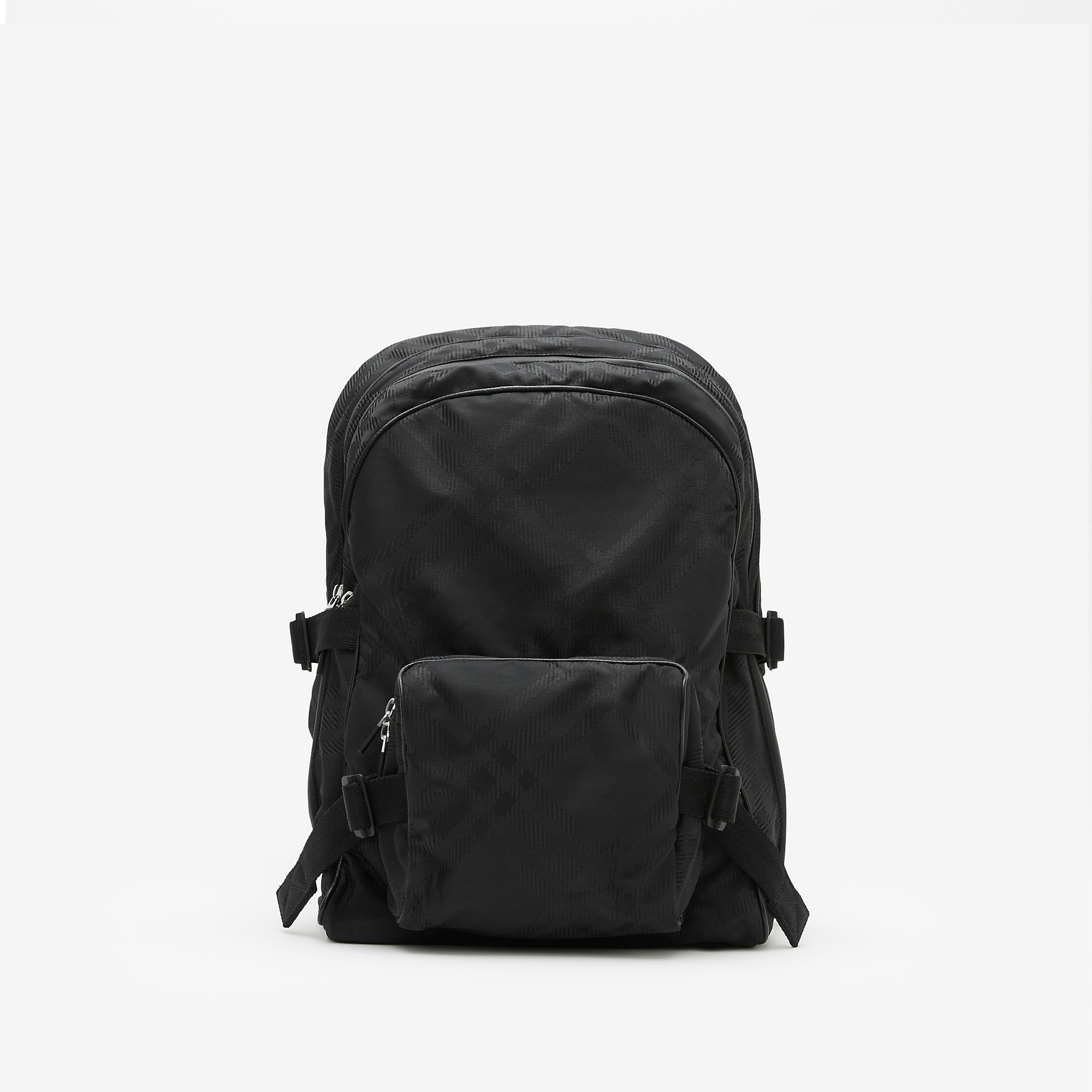 Check Jacquard Backpack - 1