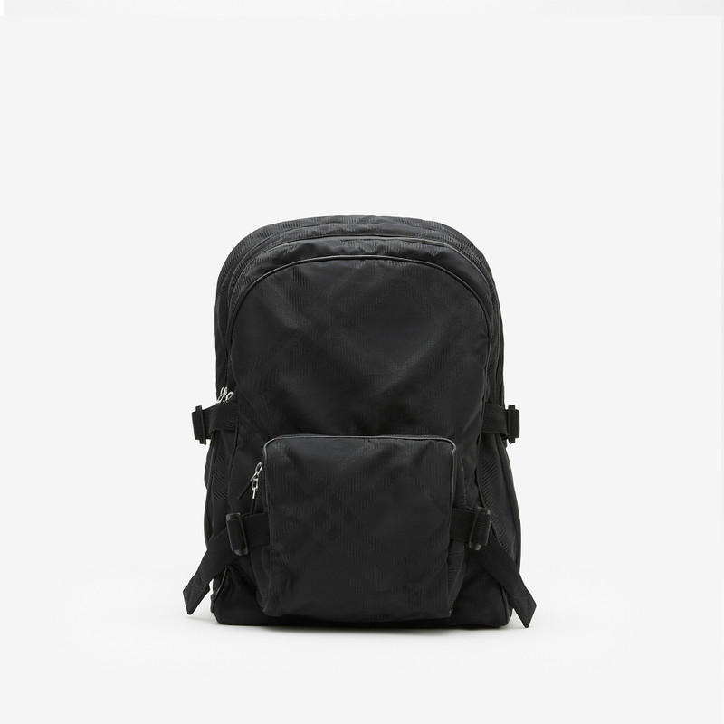 Check Jacquard Backpack 1