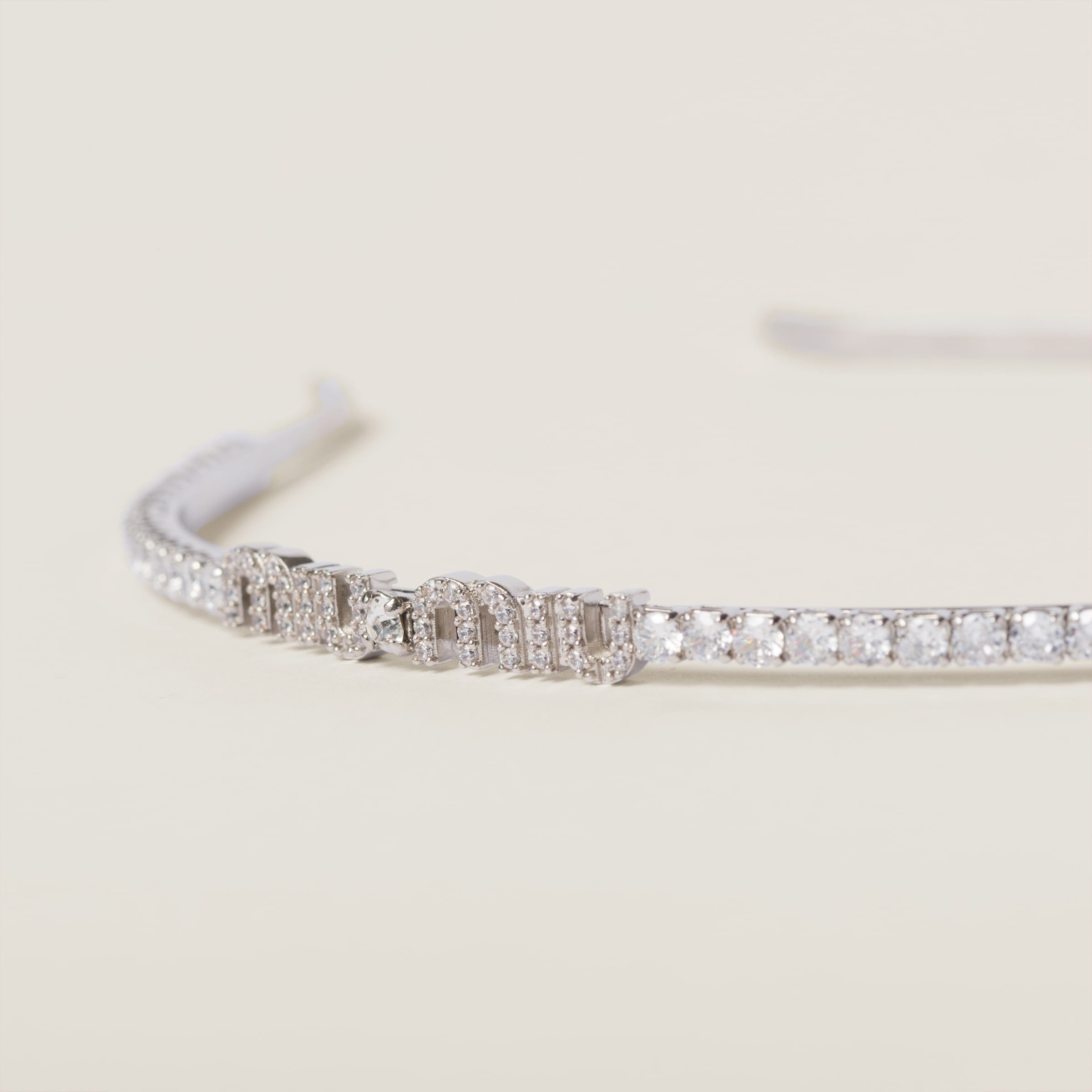 Metal headband with crystals - 3