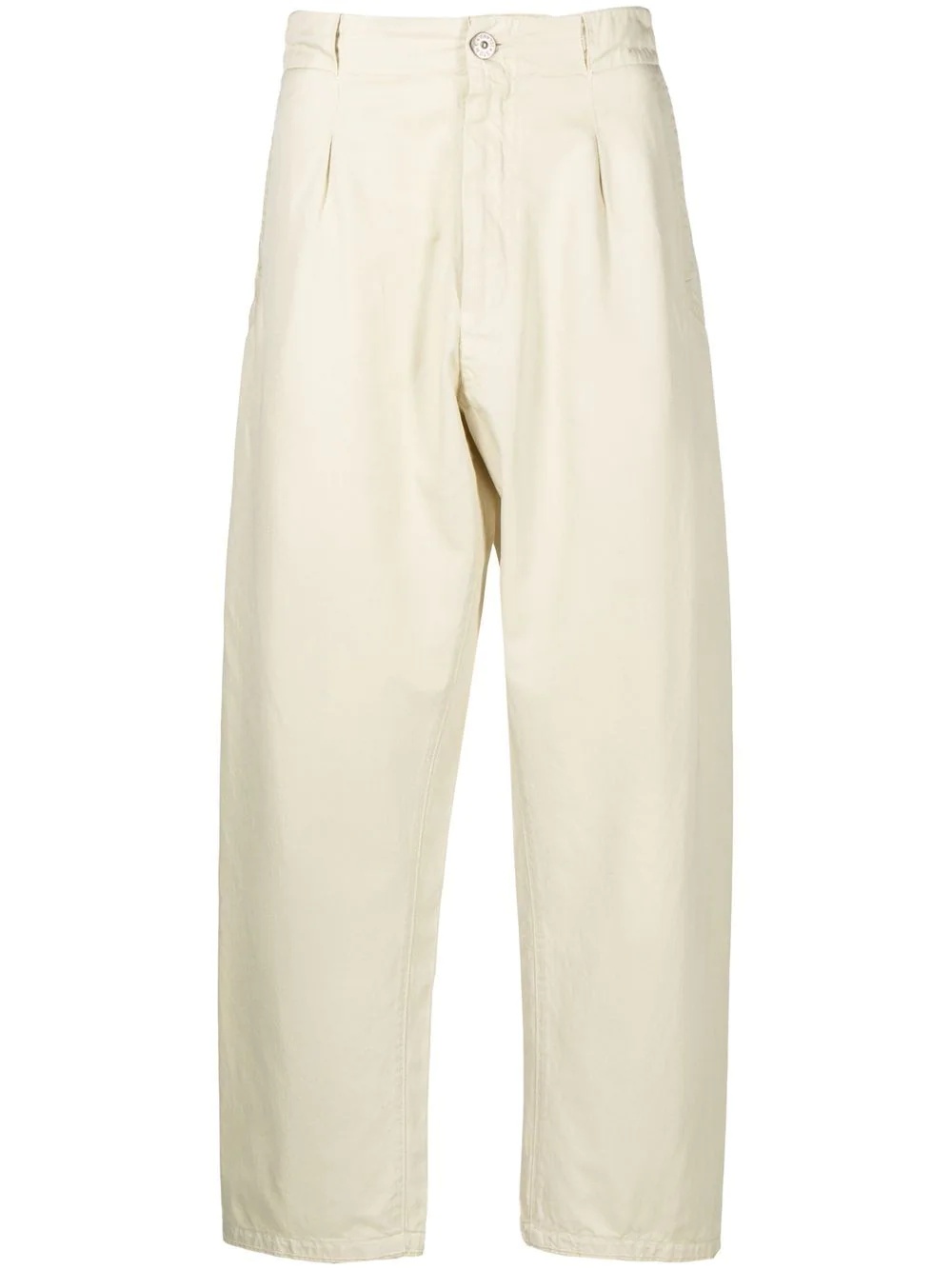 drop-crotch wide-leg trousers - 1