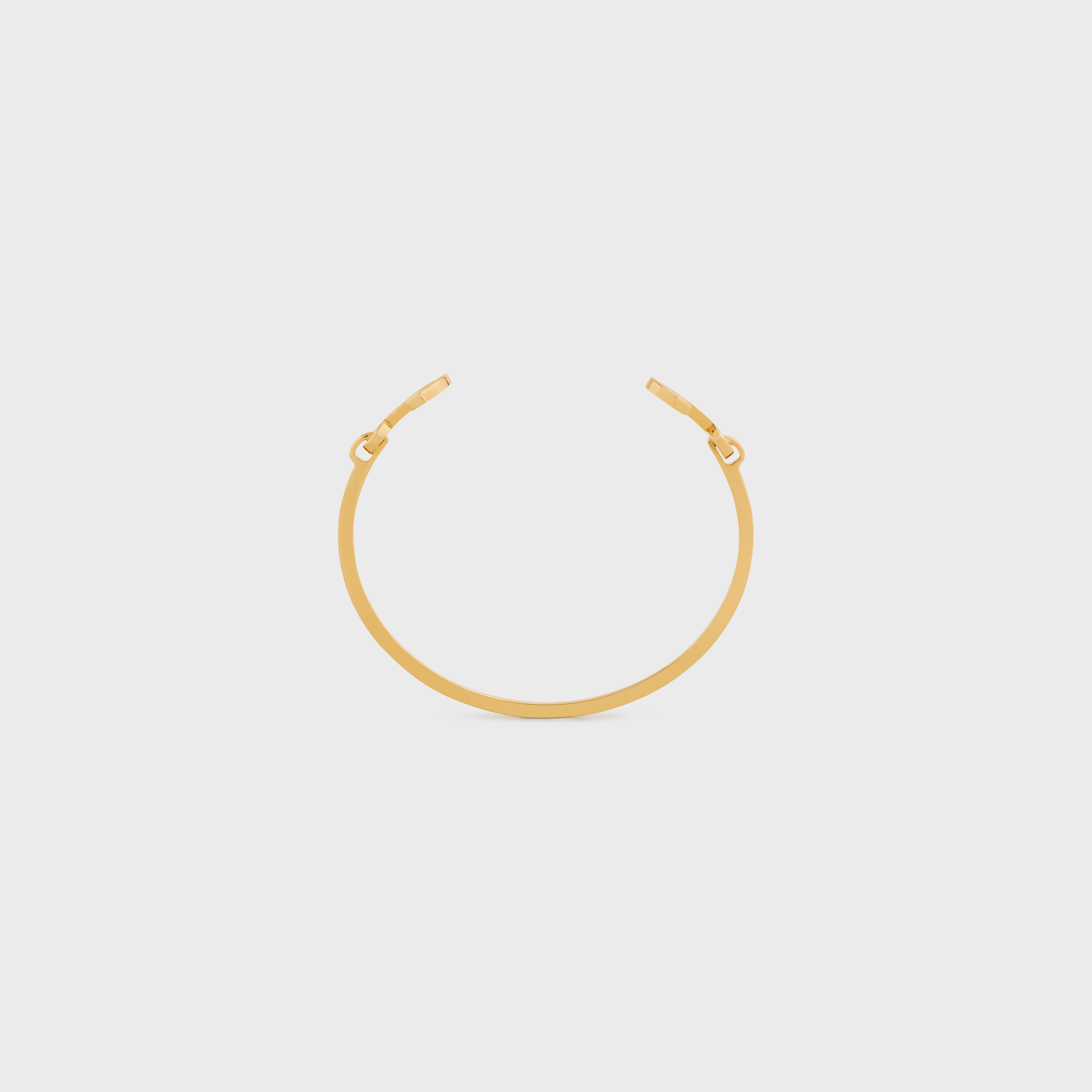 Ancre Celine Thin Cuff in Brass with Gold Finish - 1