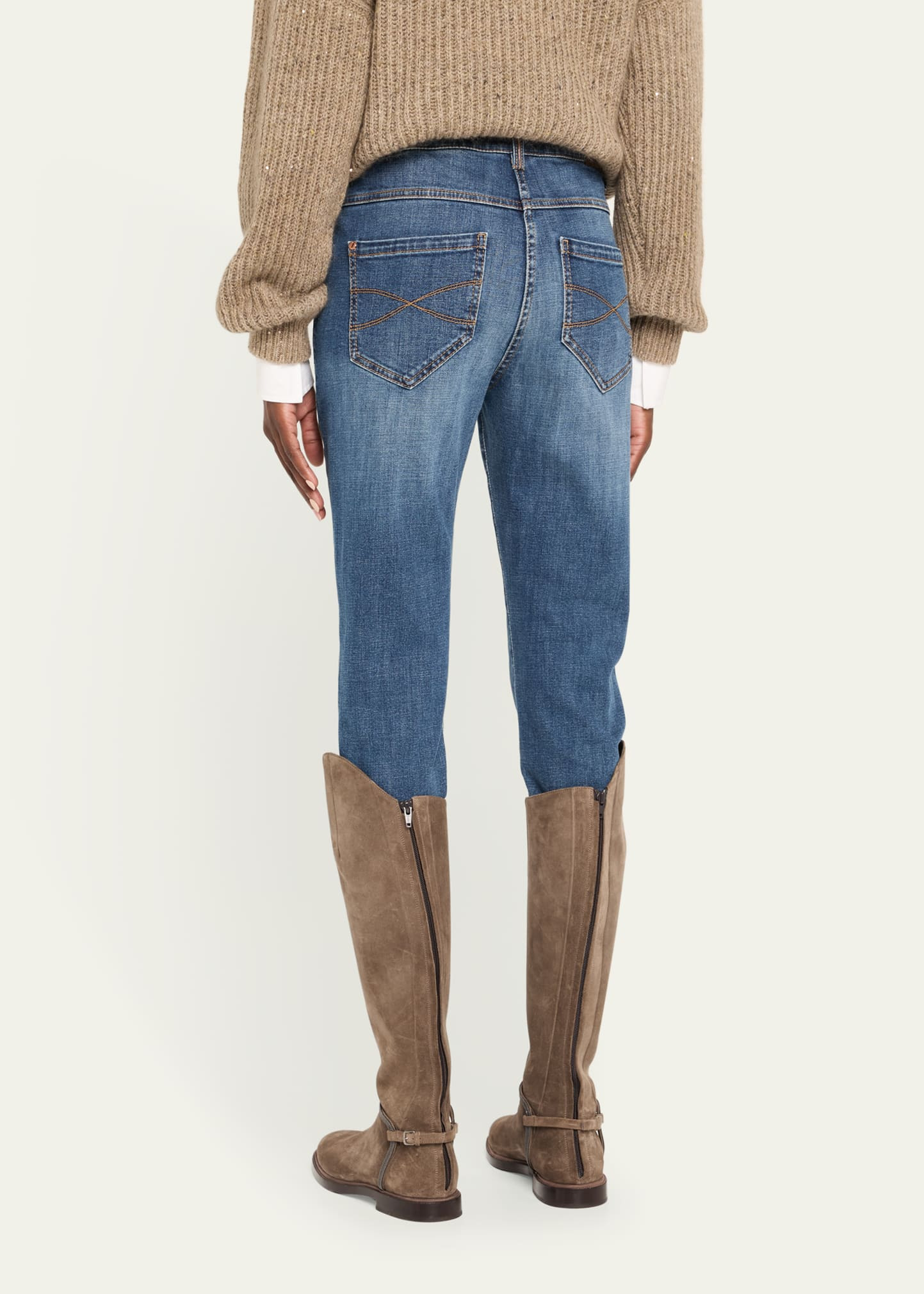 High-Rise Stretch Skinny-Leg Jeans - 3