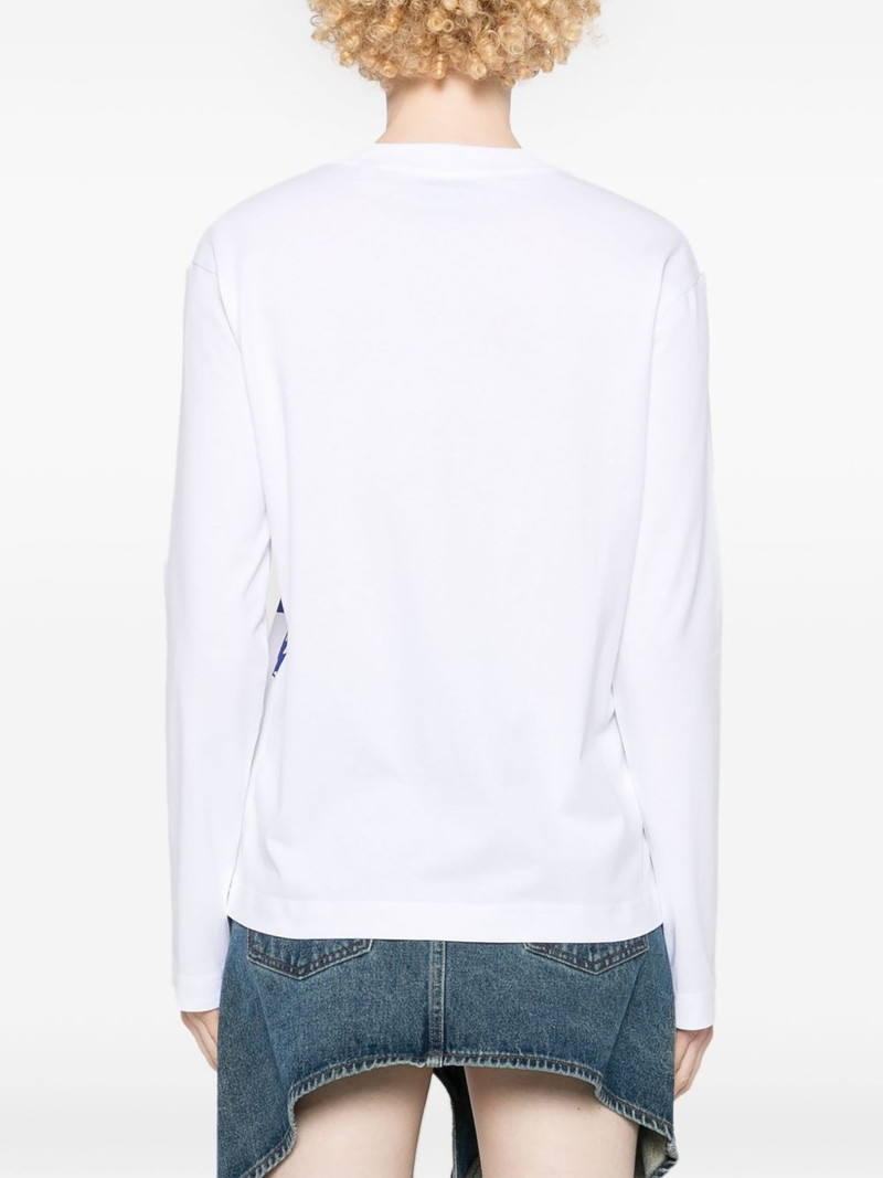 Equestrian Knight-motif cotton T-shirt 4