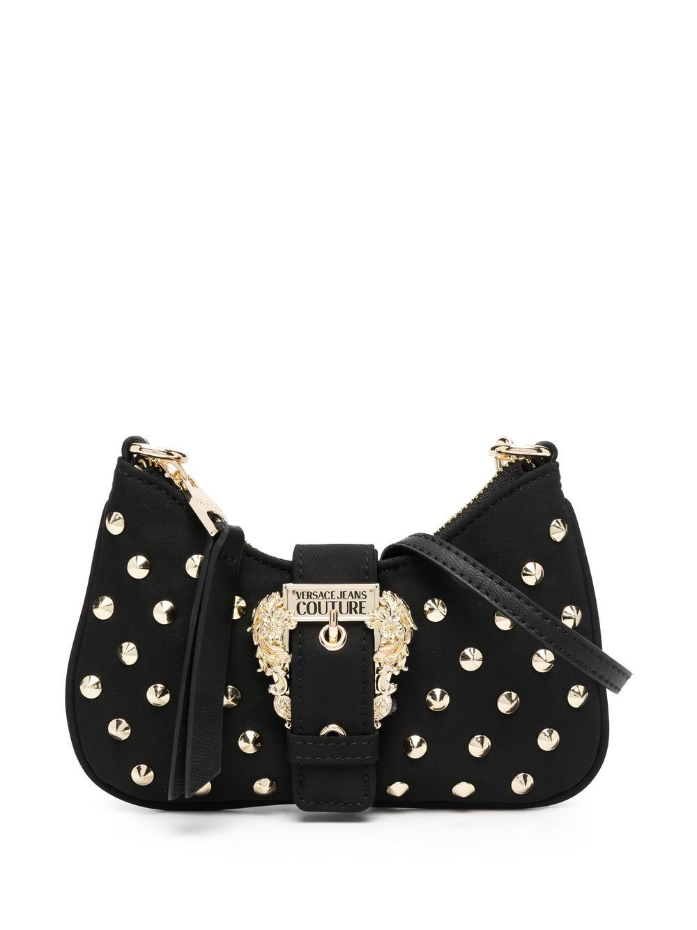 gold studded shoulder bag - 6