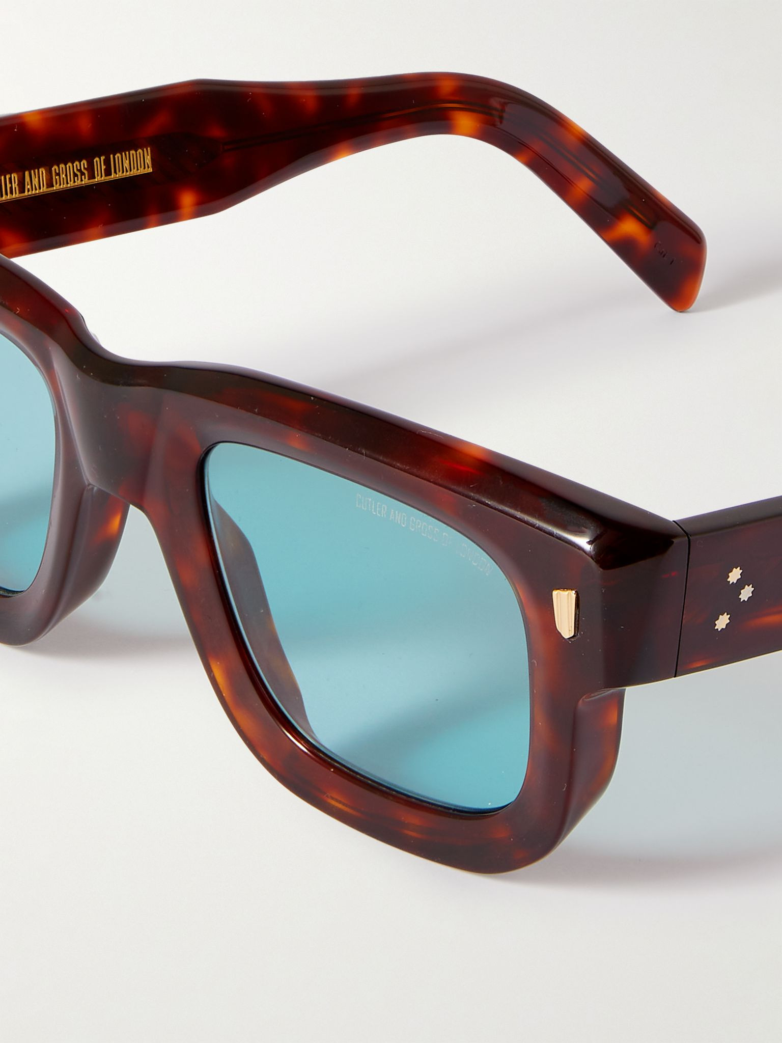 1402 D-Frame Tortoiseshell Acetate Sunglasses Tortoiseshell - 3