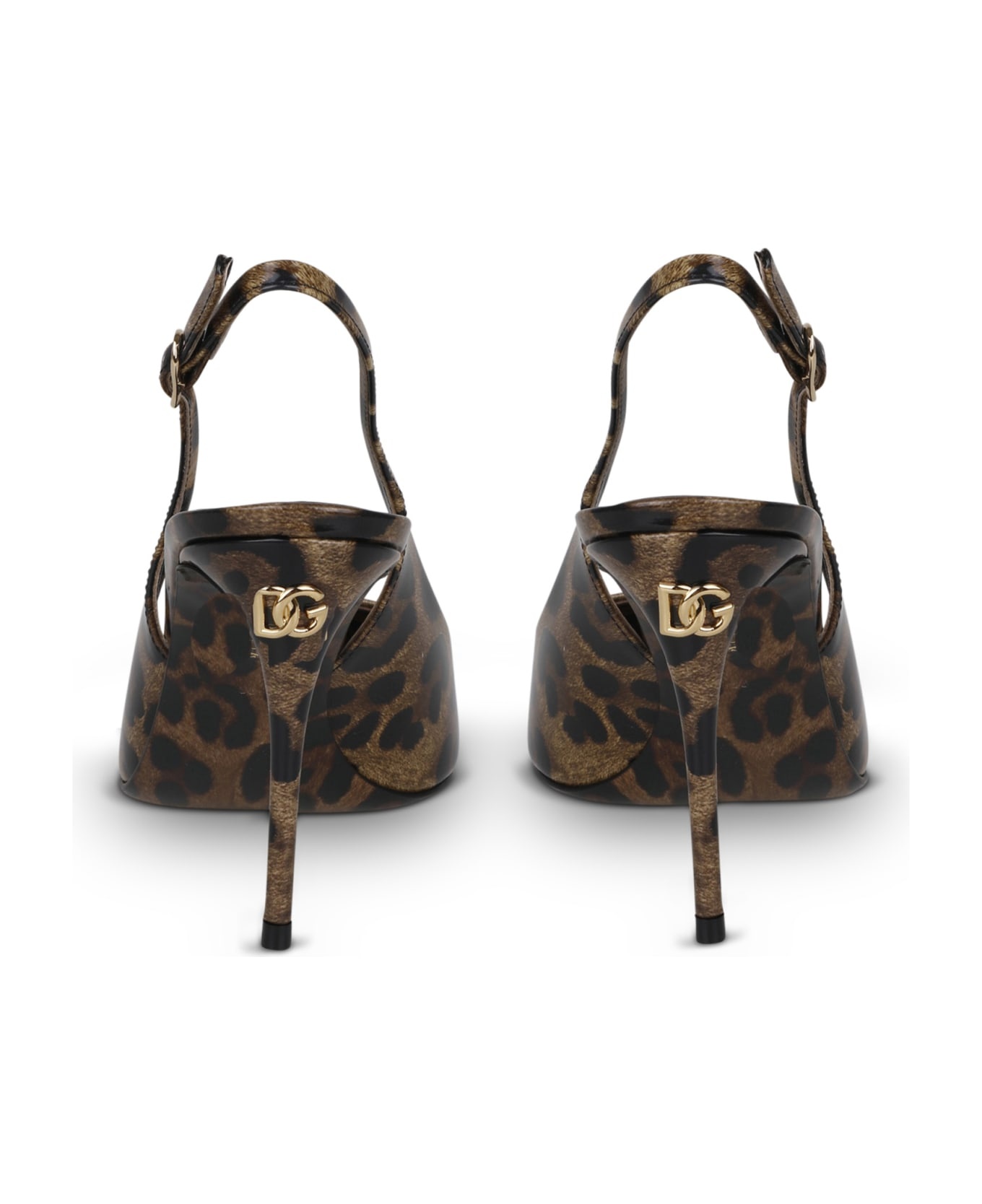 Animalier Print Slingback Pumps - 5
