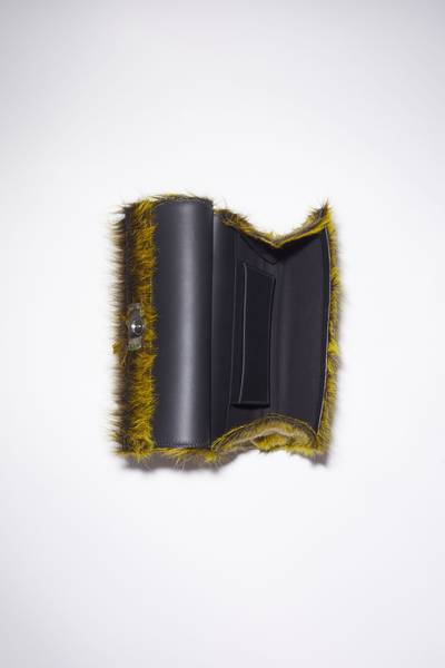 Acne Studios Jewel shoulder bag - Black/yellow outlook