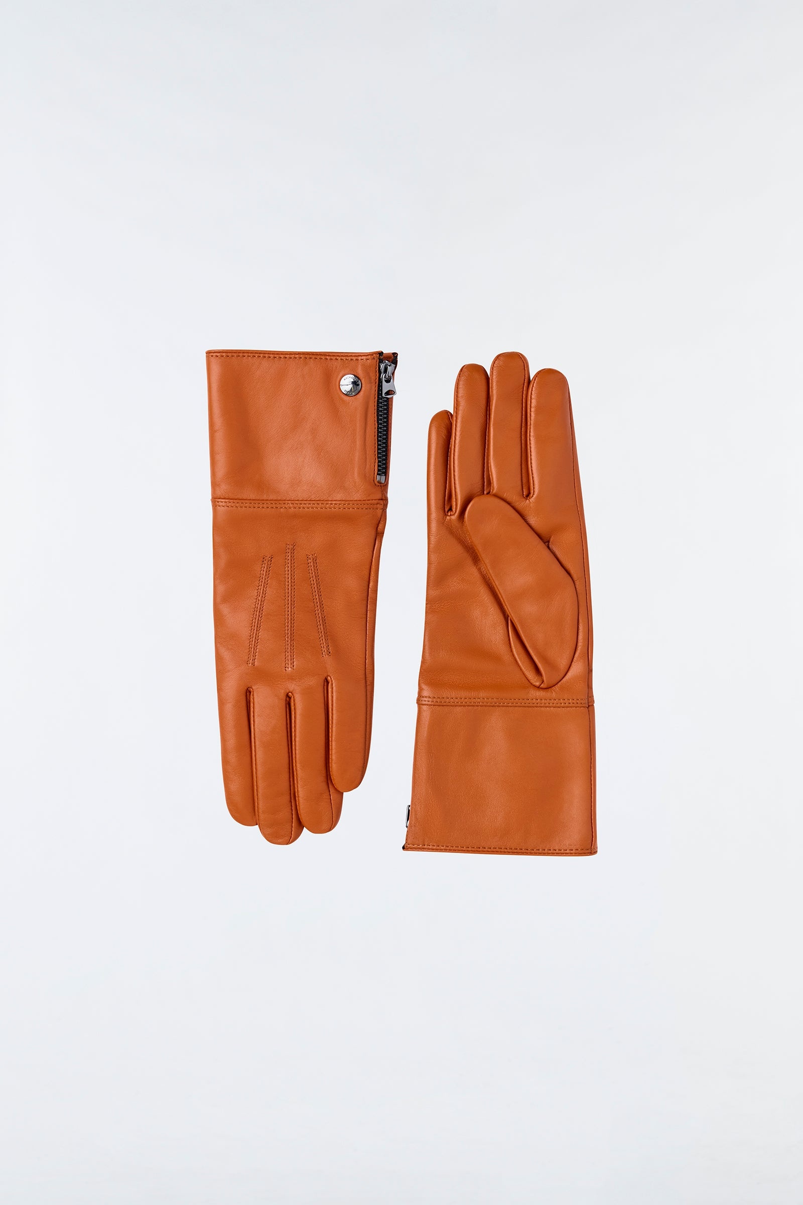 WILLIS (R)Leather glove with shearling cuff - 1