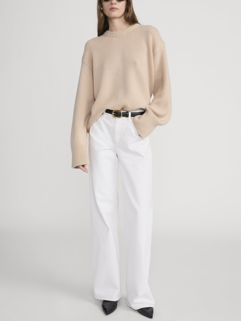 FRAME The Cashmere Oversized Crew outlook