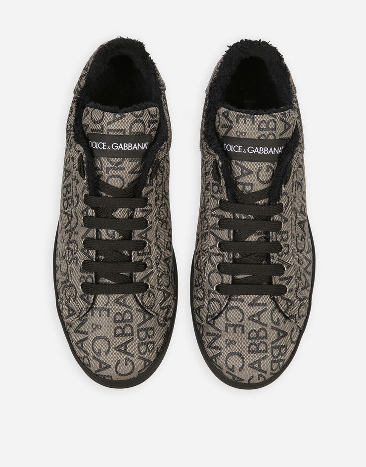 Jacquard Portofino sneakers - 4