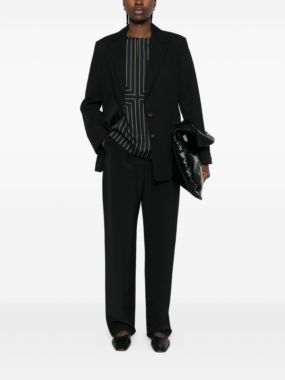 button-fastening cotton jacket - 2