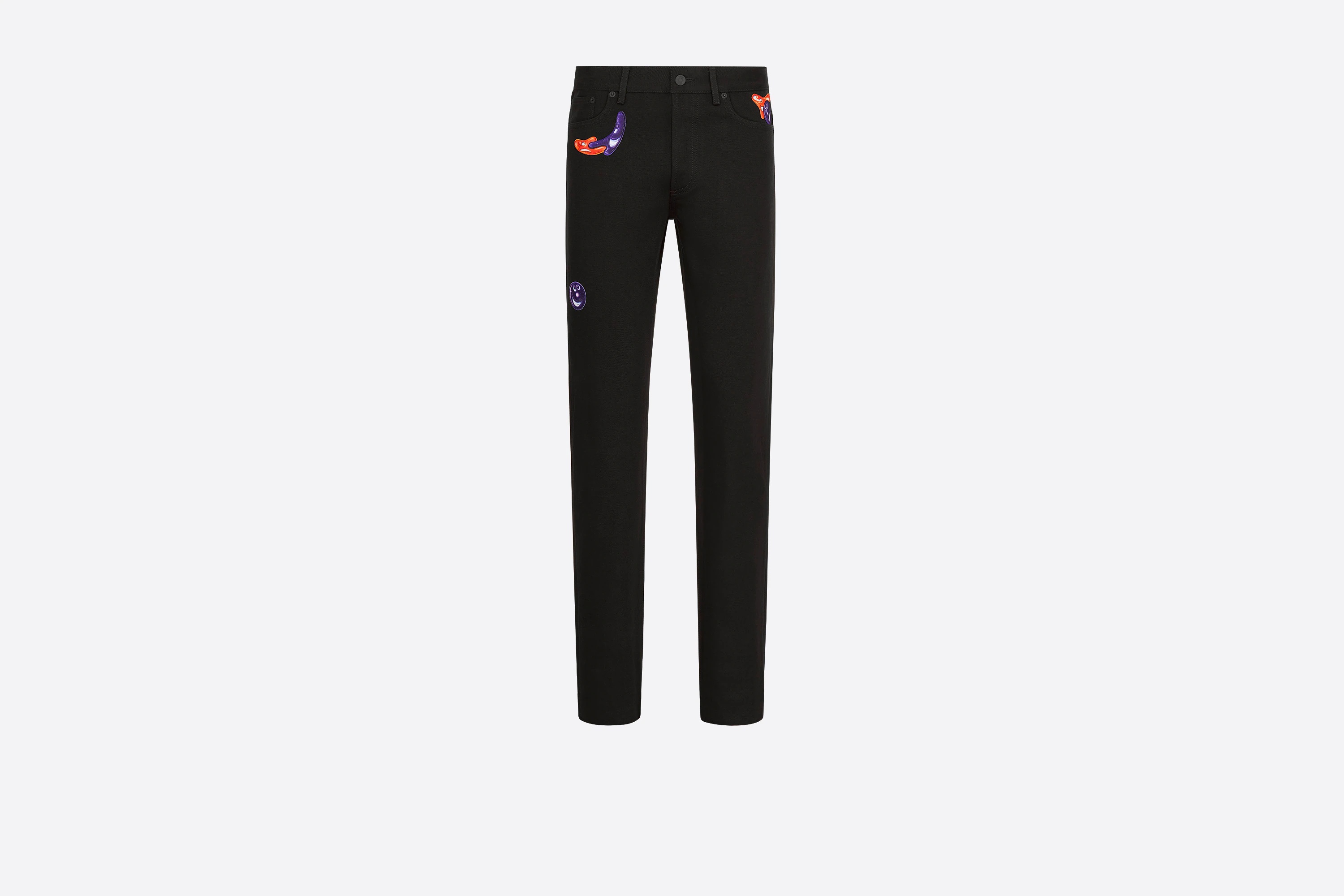 DIOR AND KENNY SCHARF Slim-Fit Jeans - 1