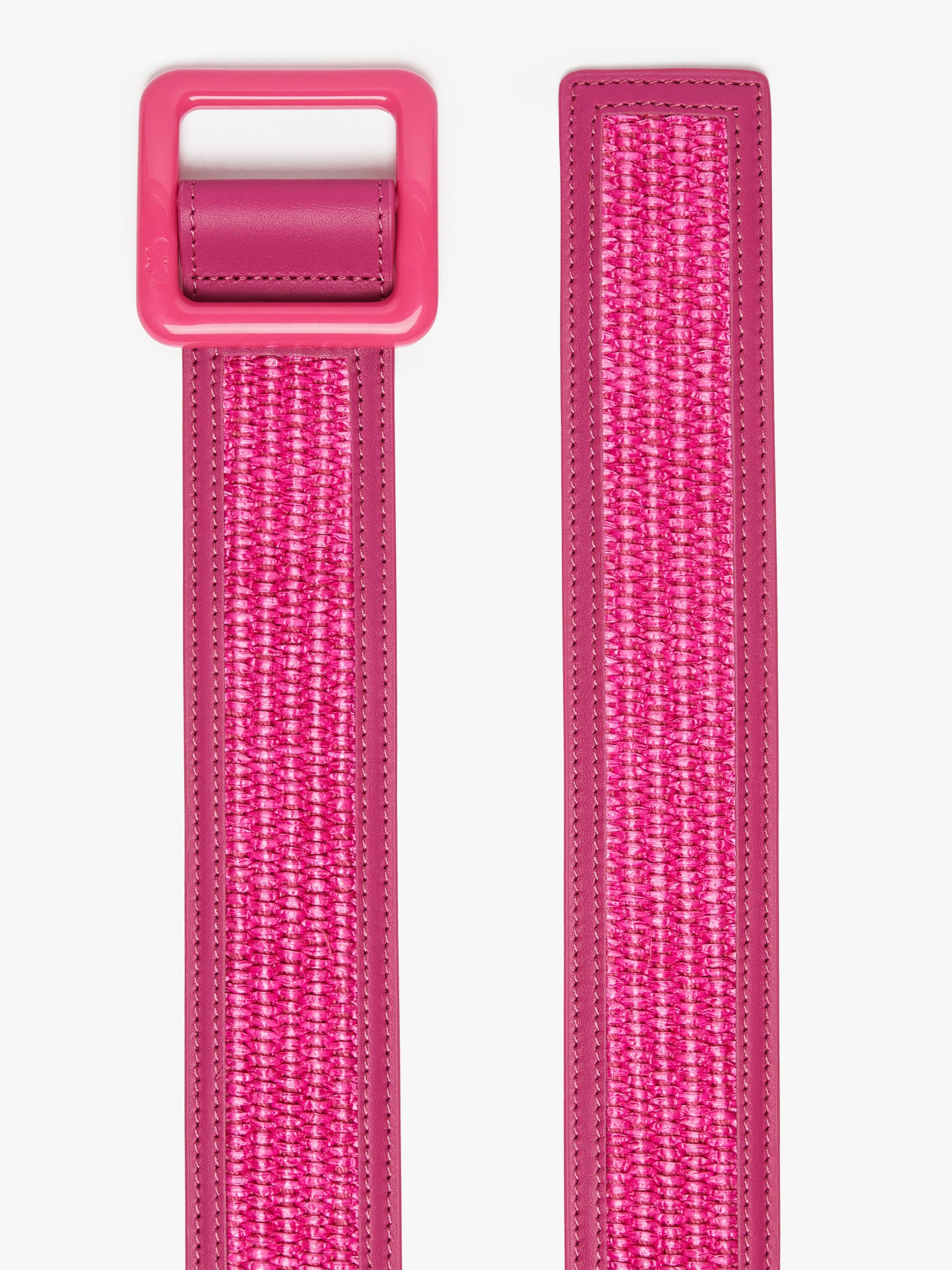 BOCCA Nylon and cotton raffia belt - 2