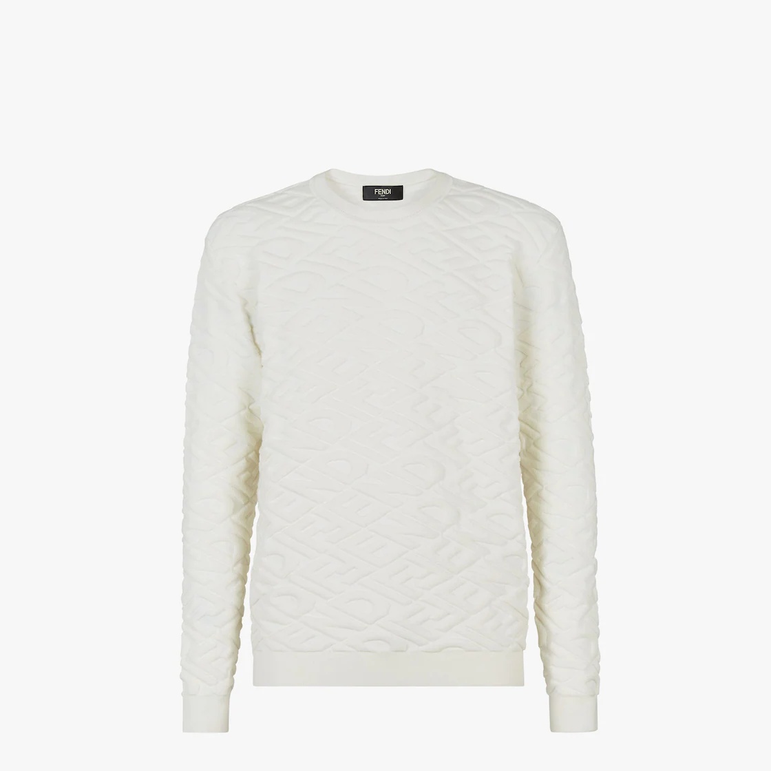 White wool jumper - 1