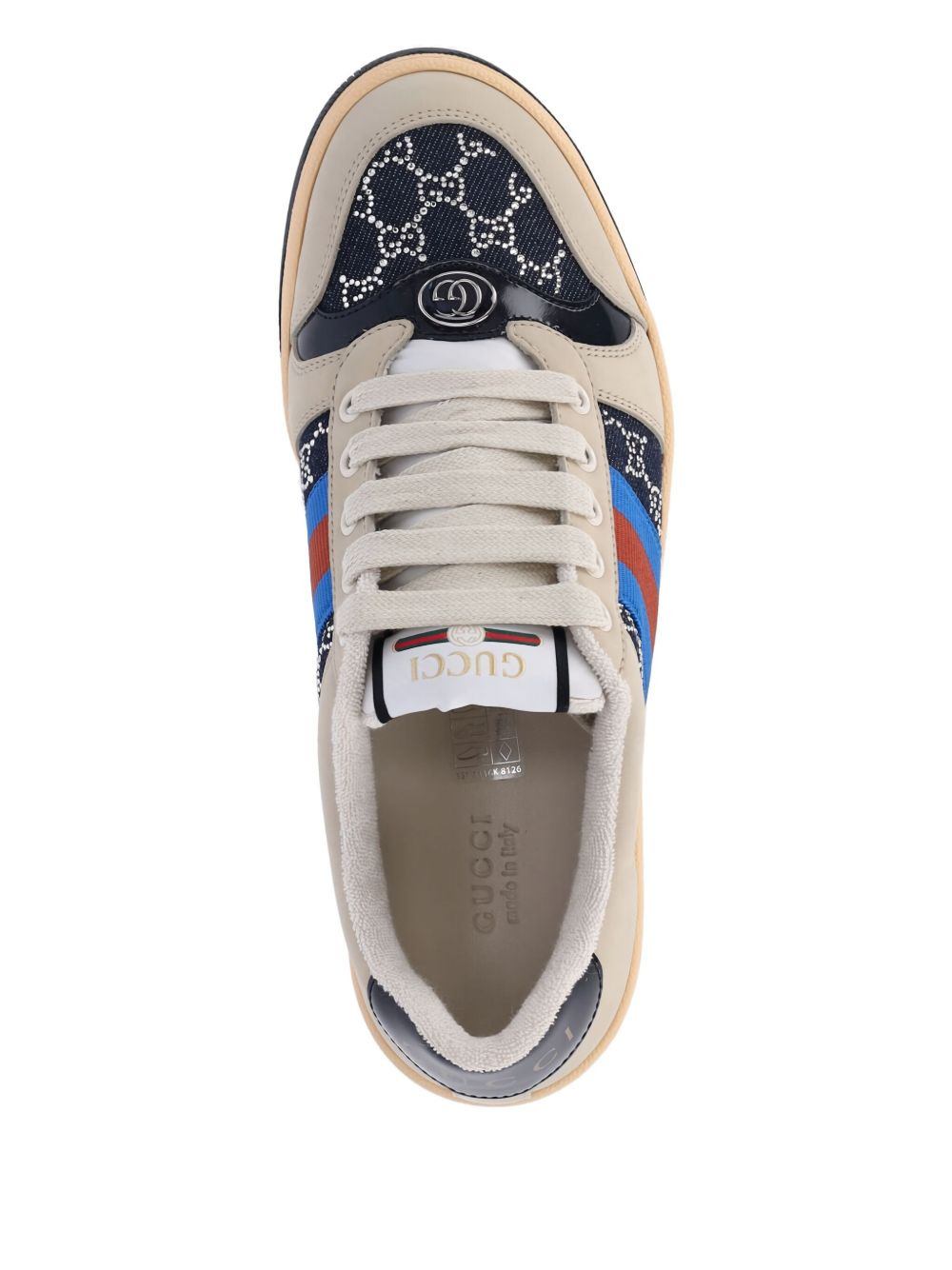 Screener logo-pattern sneakers - 4
