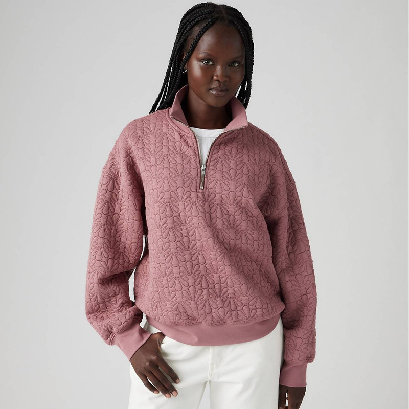 Levi's 1/4 ZIP QUILTED FLEECE SWEATSHIRT outlook