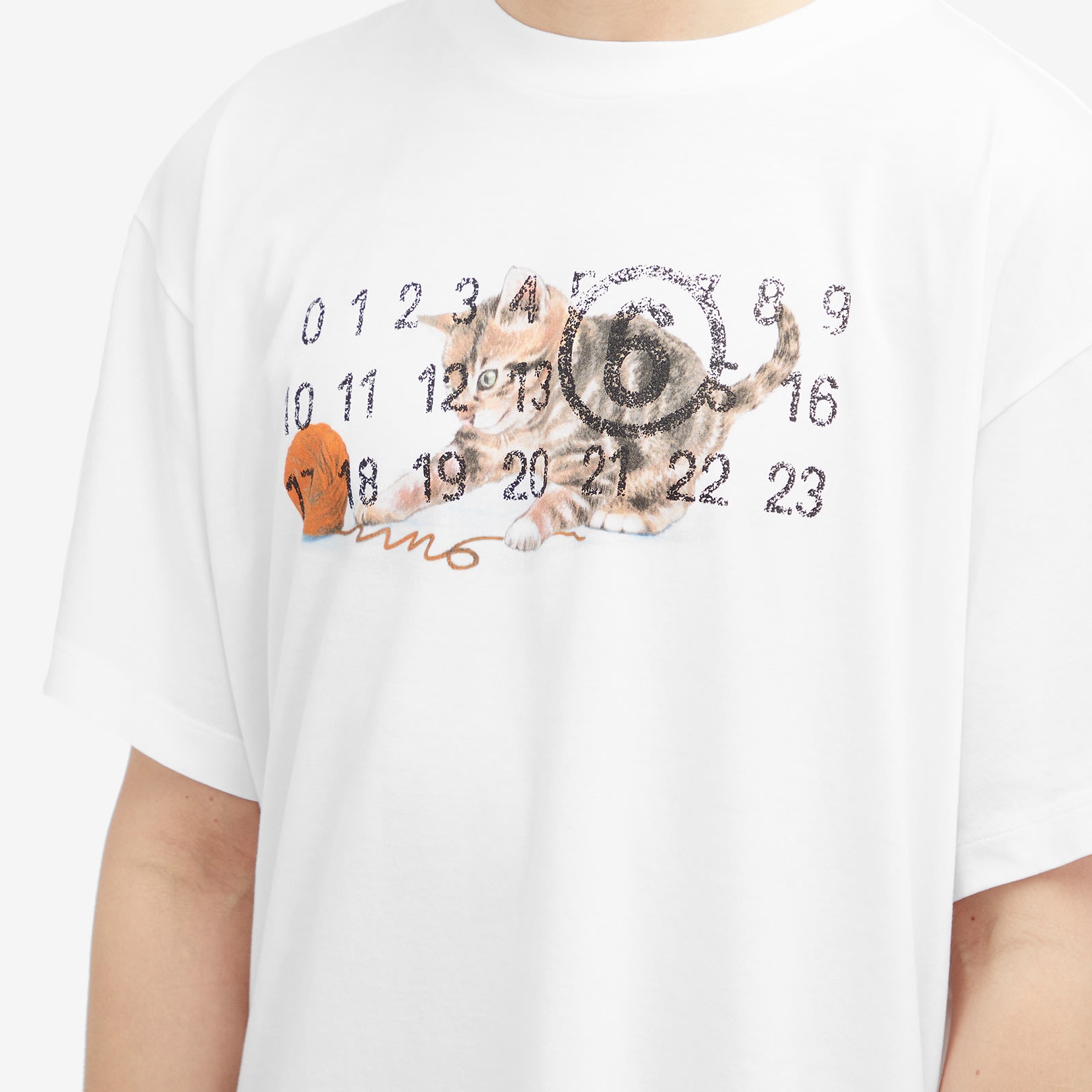 MM6 Maison Margiela MM6 Maison Margiela Kitten Number Logo T