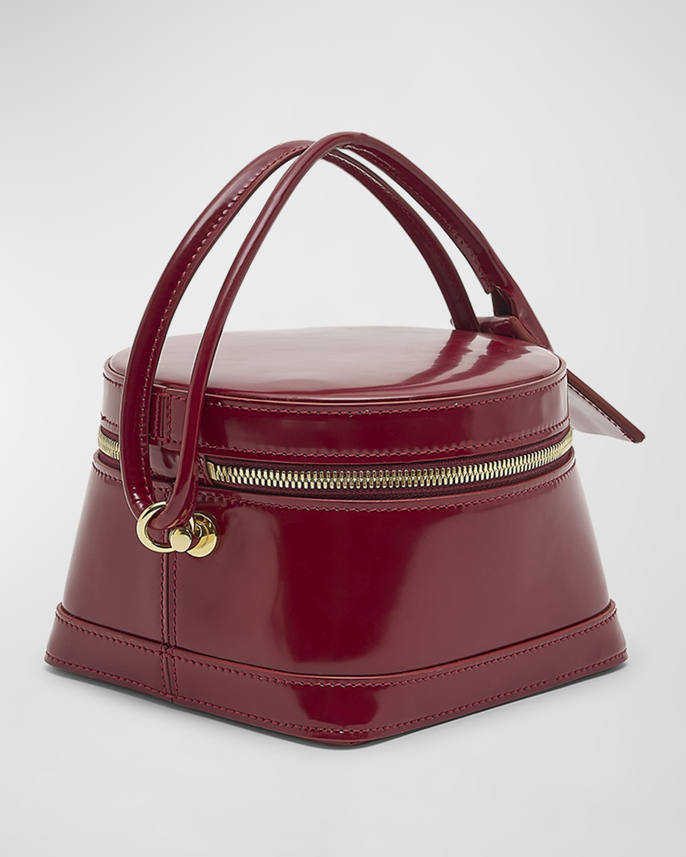 Le Vanito Patent Top-Handle Bag - 4