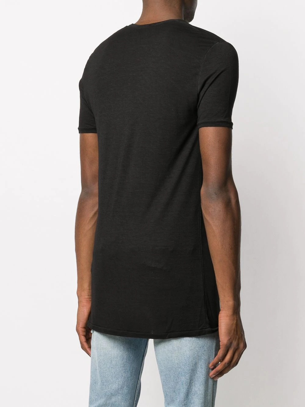 elongated style T-shirt - 4