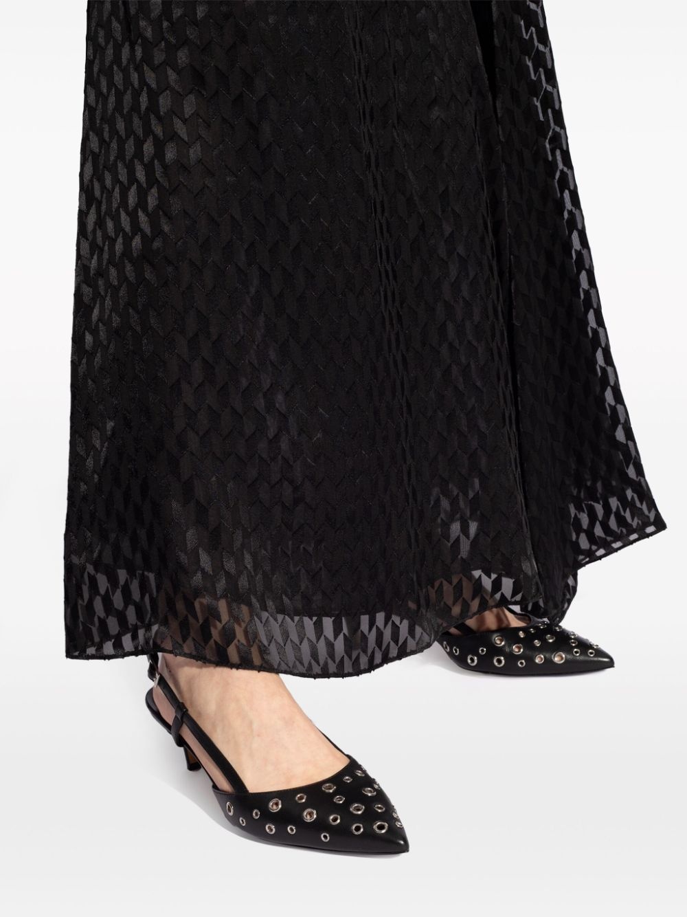 Pilia 50mm leather pumps - 5