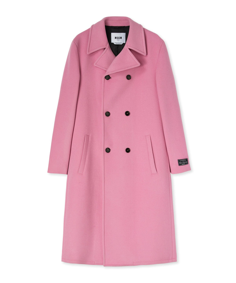 Virgin wool "Wool Coating" double-breasted coat 1