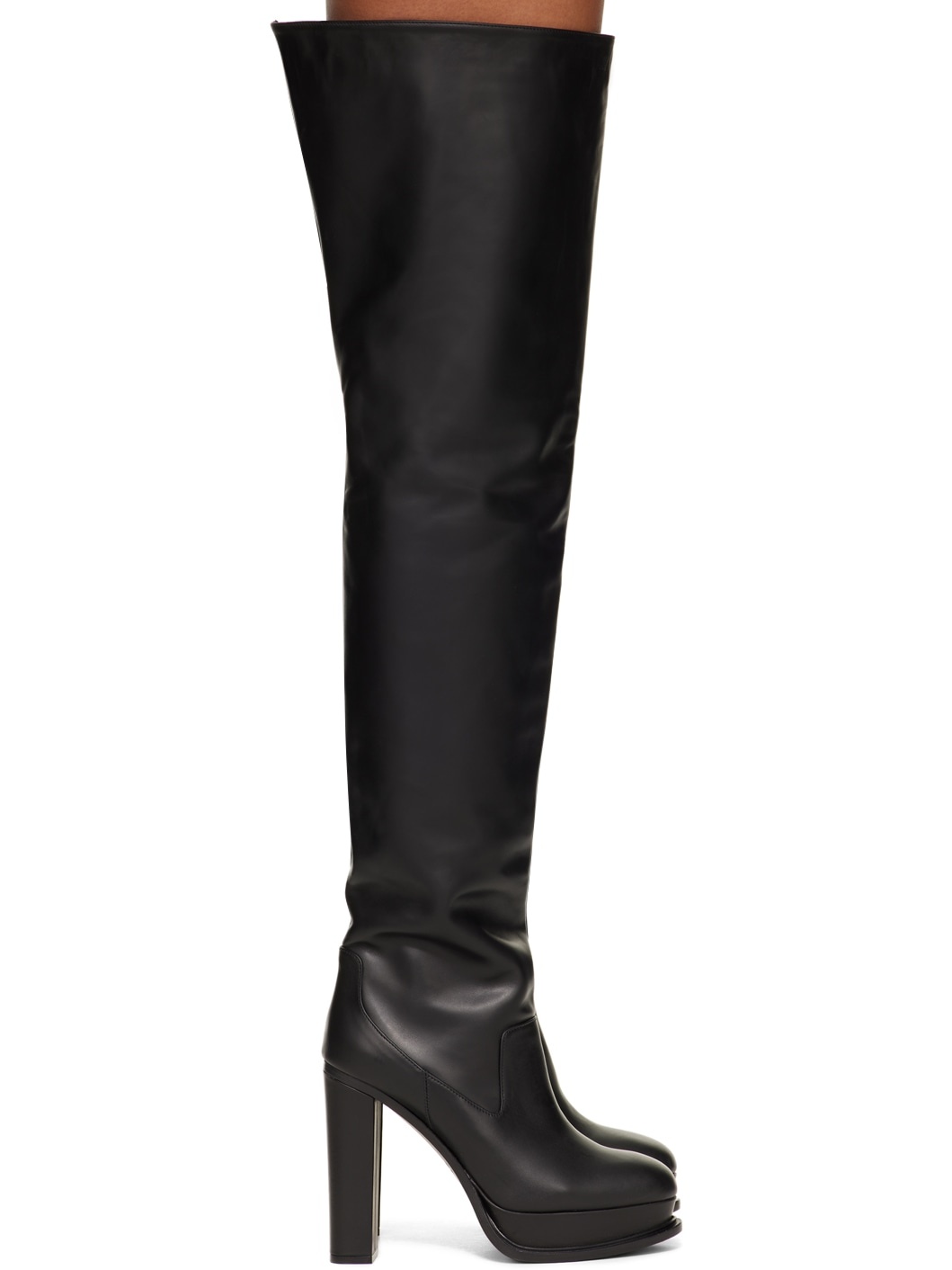 Black Leather Boots - 1