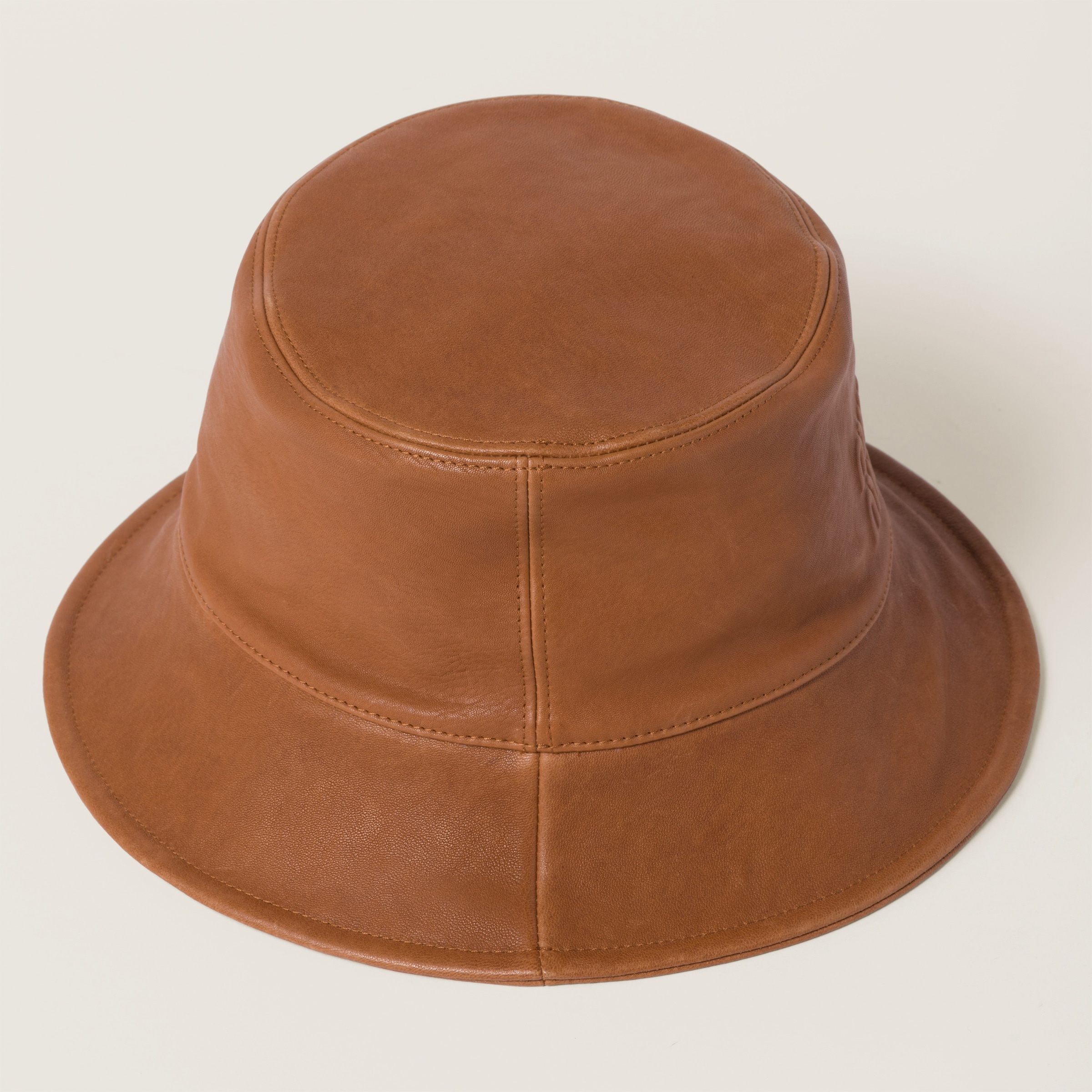 Leather bucket hat - 2