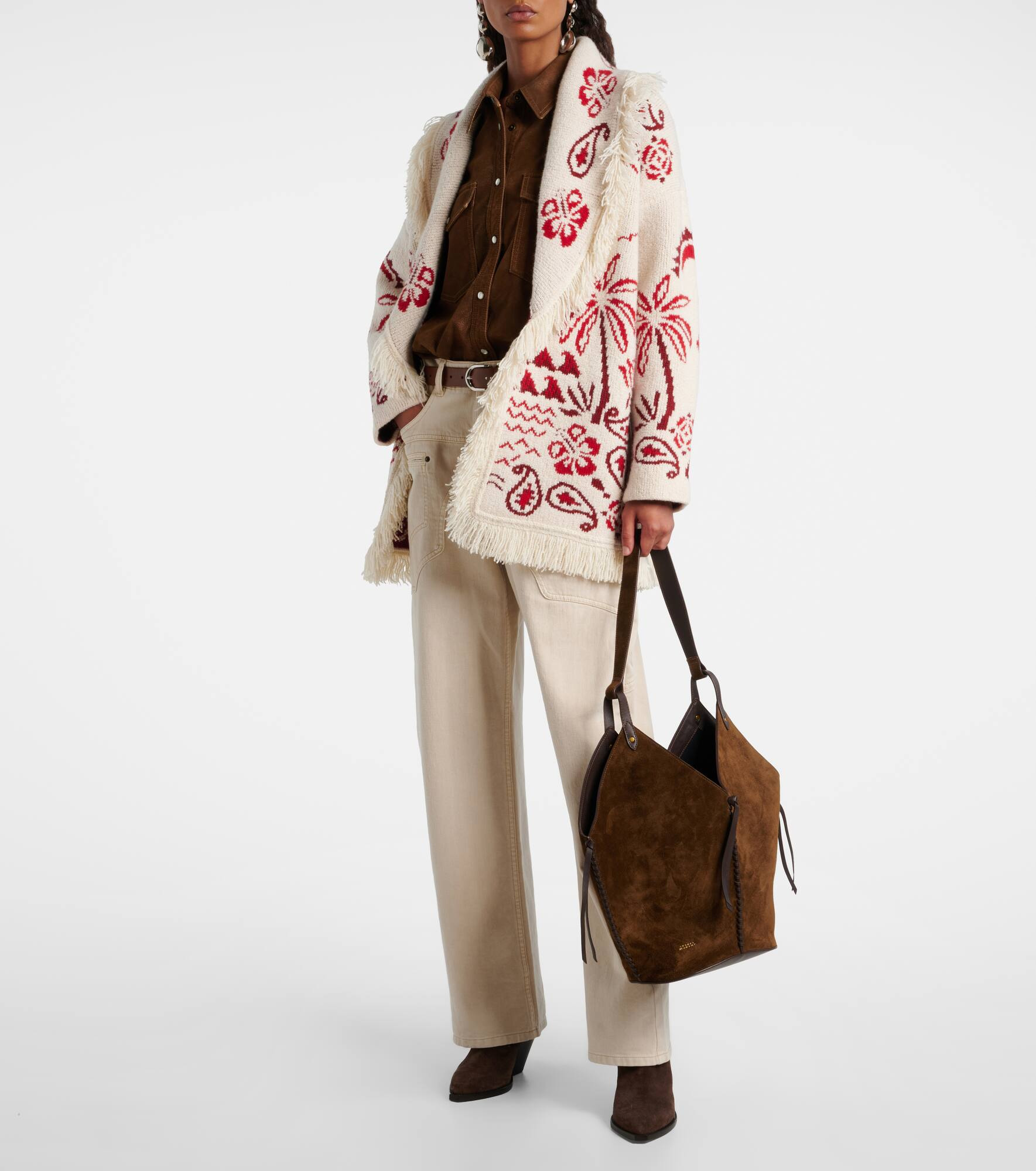 Glimpse Of Eden wool, cashmere, and cotton cardigan - 2