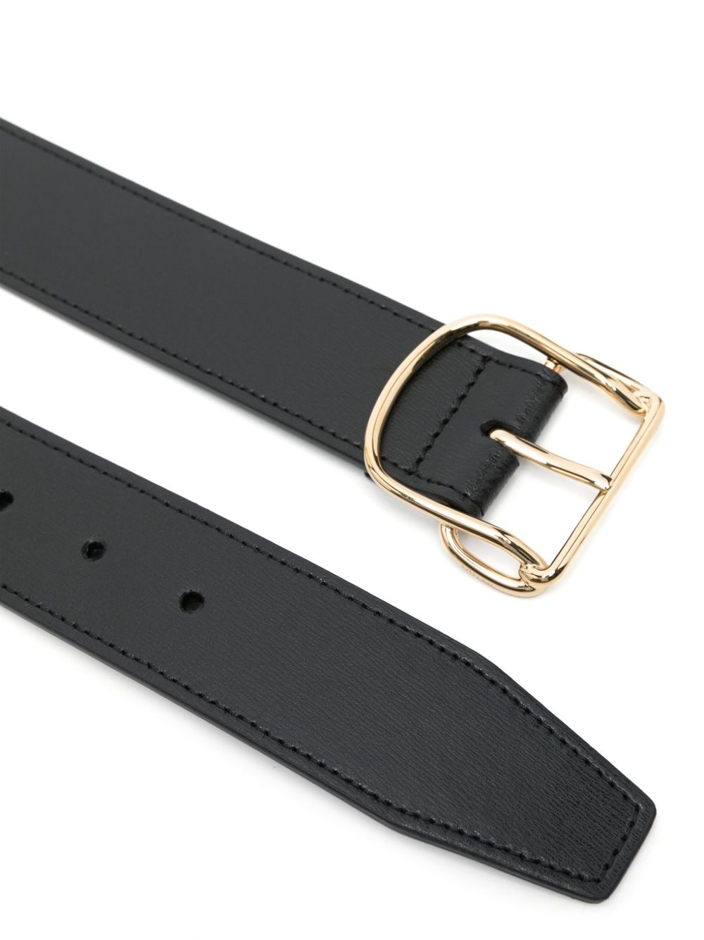 Swirl leather belt - 2