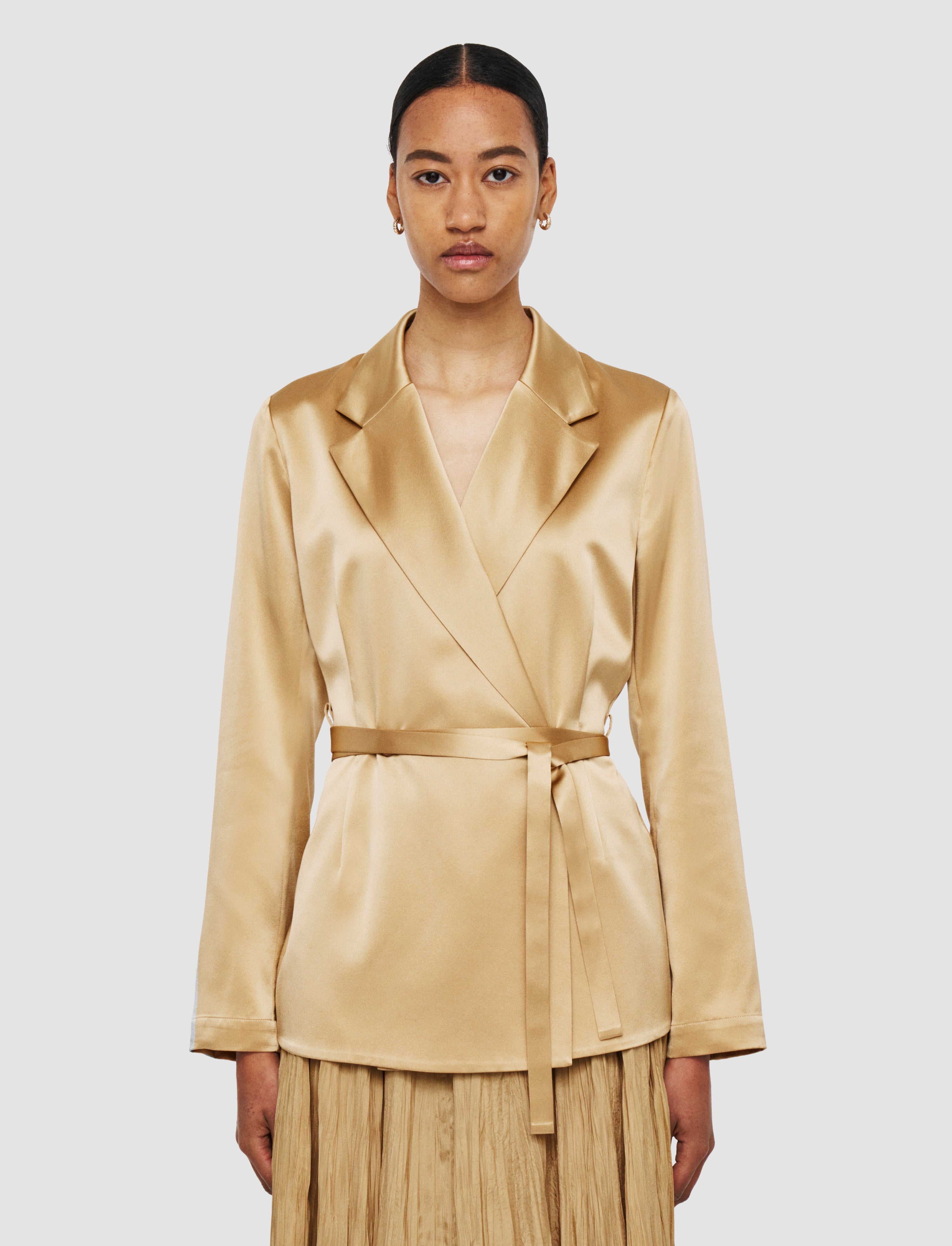 Joubert Silk Satin Jacket - 3