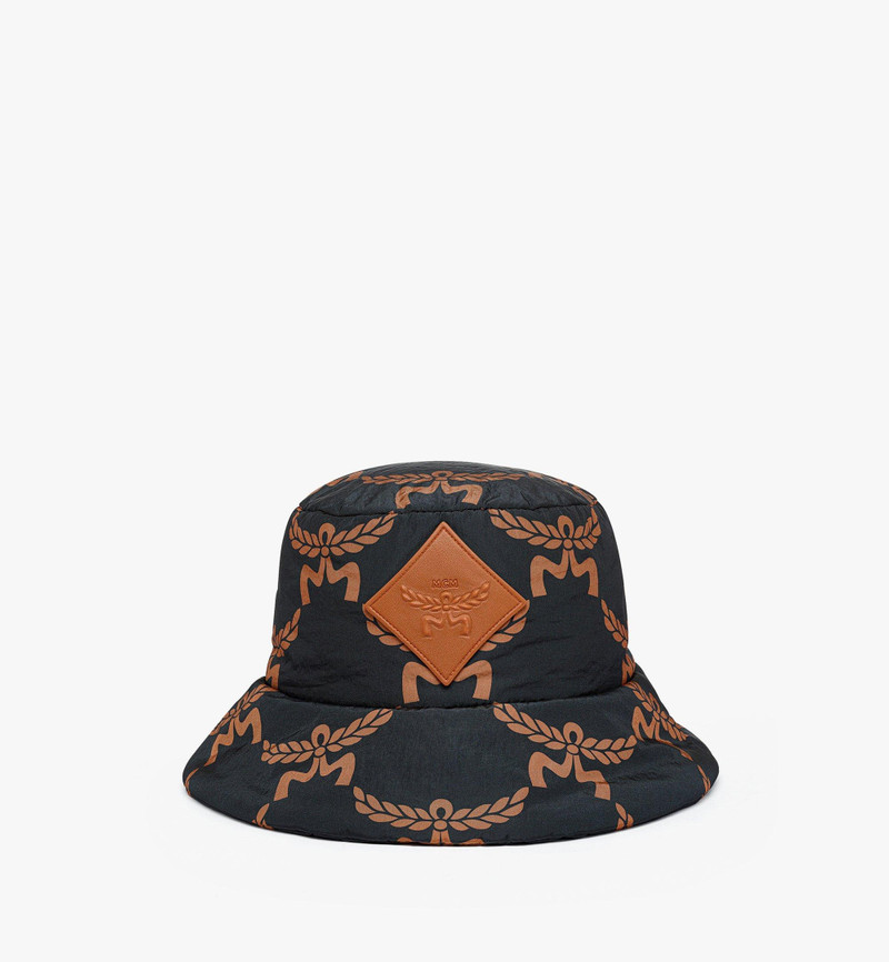 Lauretos Monogram Padded Bucket Hat in Recycled Nylon 1