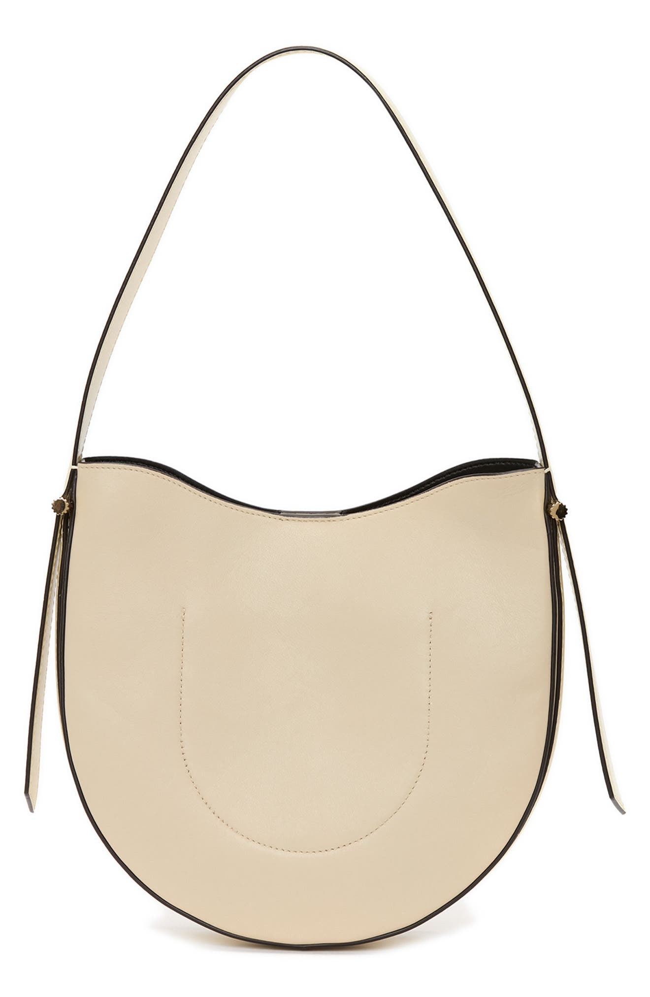 Victoria Beckham Dia Leather Hobo Bag in Ivory at Nordstrom - 2