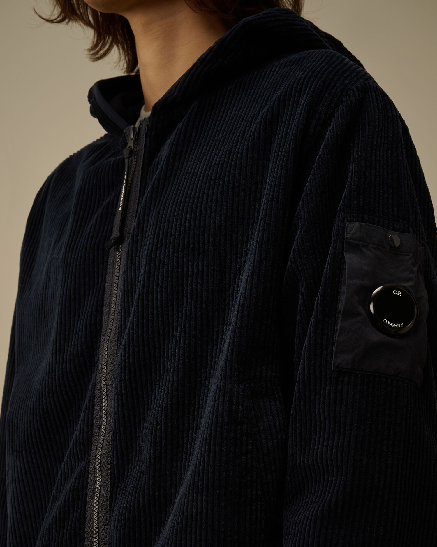 Corduroy 350 Full Zip Hooded Sweatshirt - 5