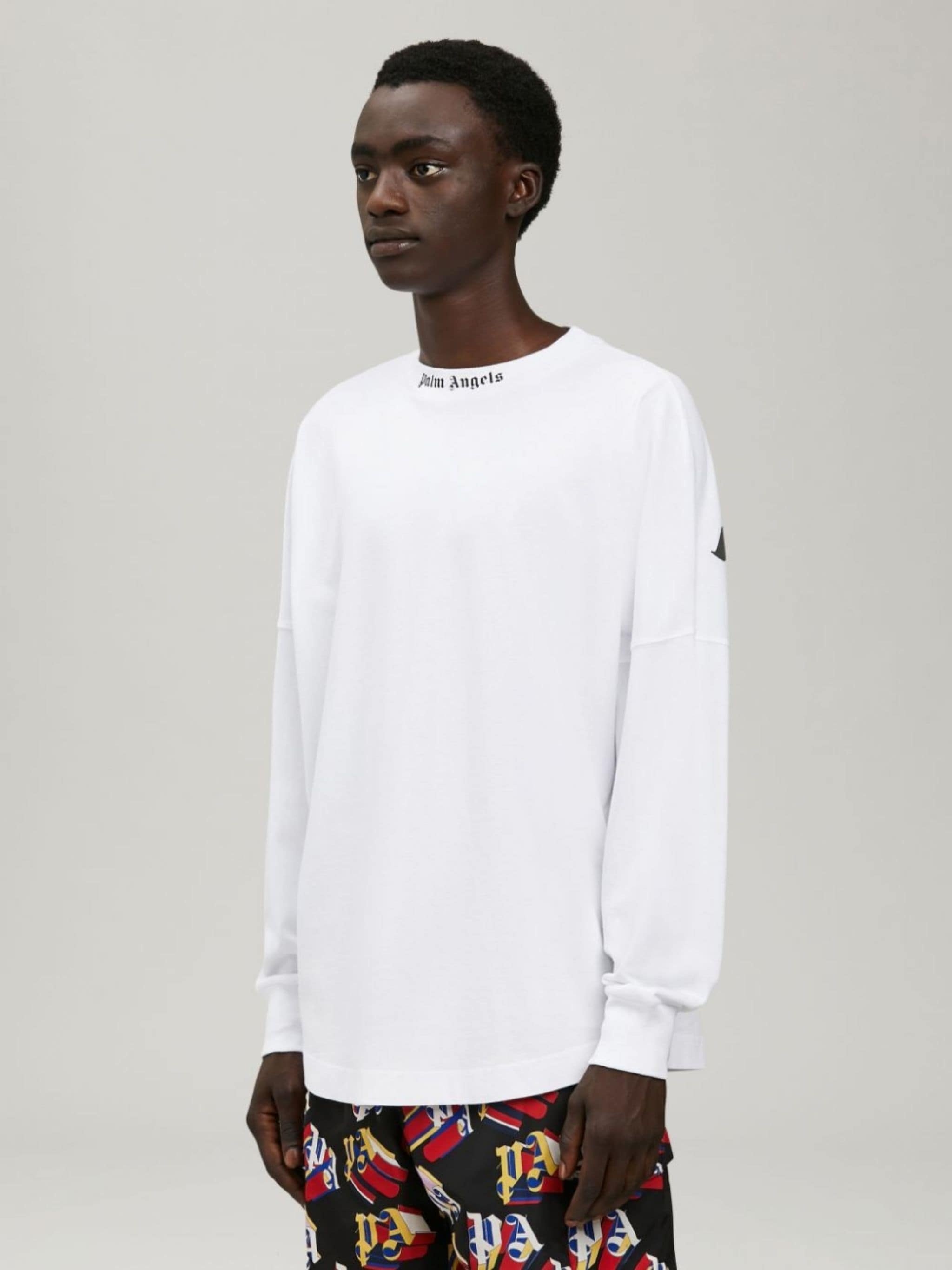 printed logo long-sleeved T-shirt - 4