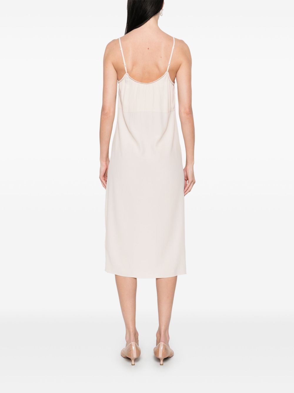 bow slip midi dress - 4