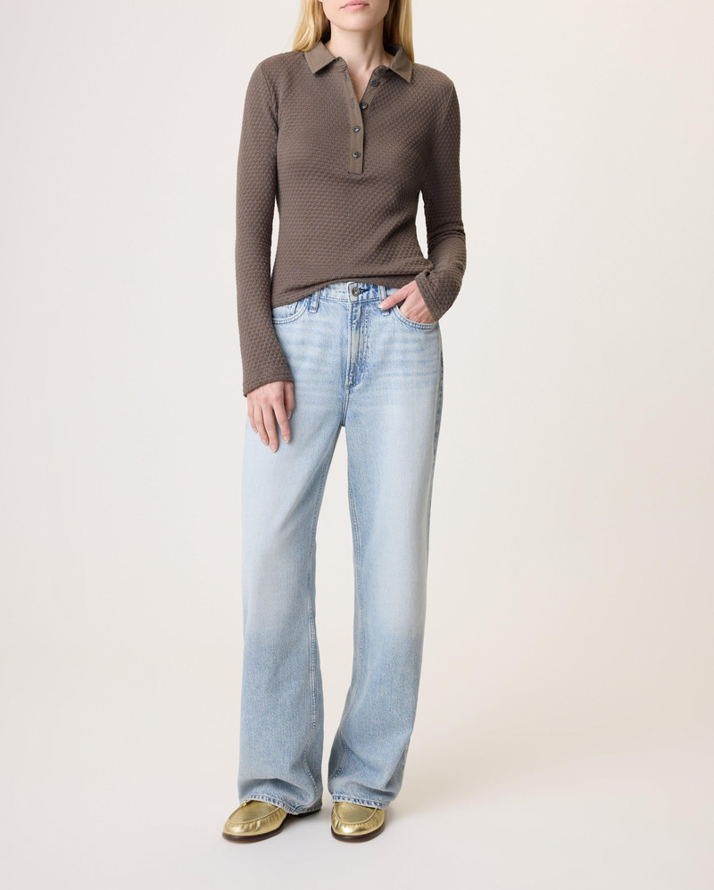 Cloud Lori Wide Leg Jeans Cloud Denim in Kate 1