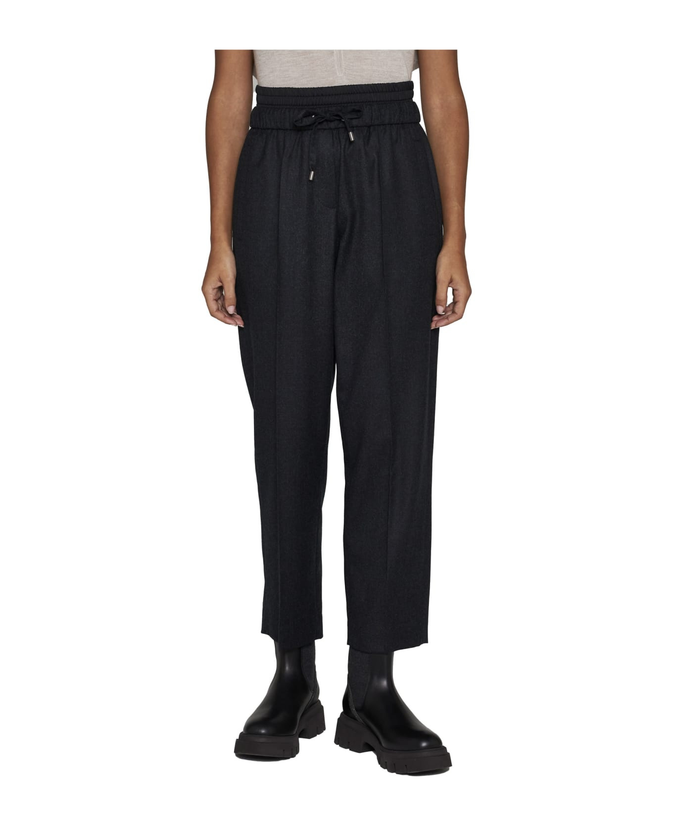 Baggy Cigarette Trousers - 3