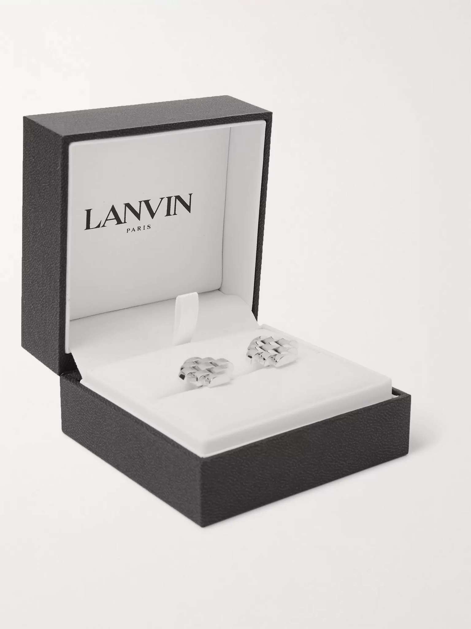 Rhodium-Plated Cufflinks - 4