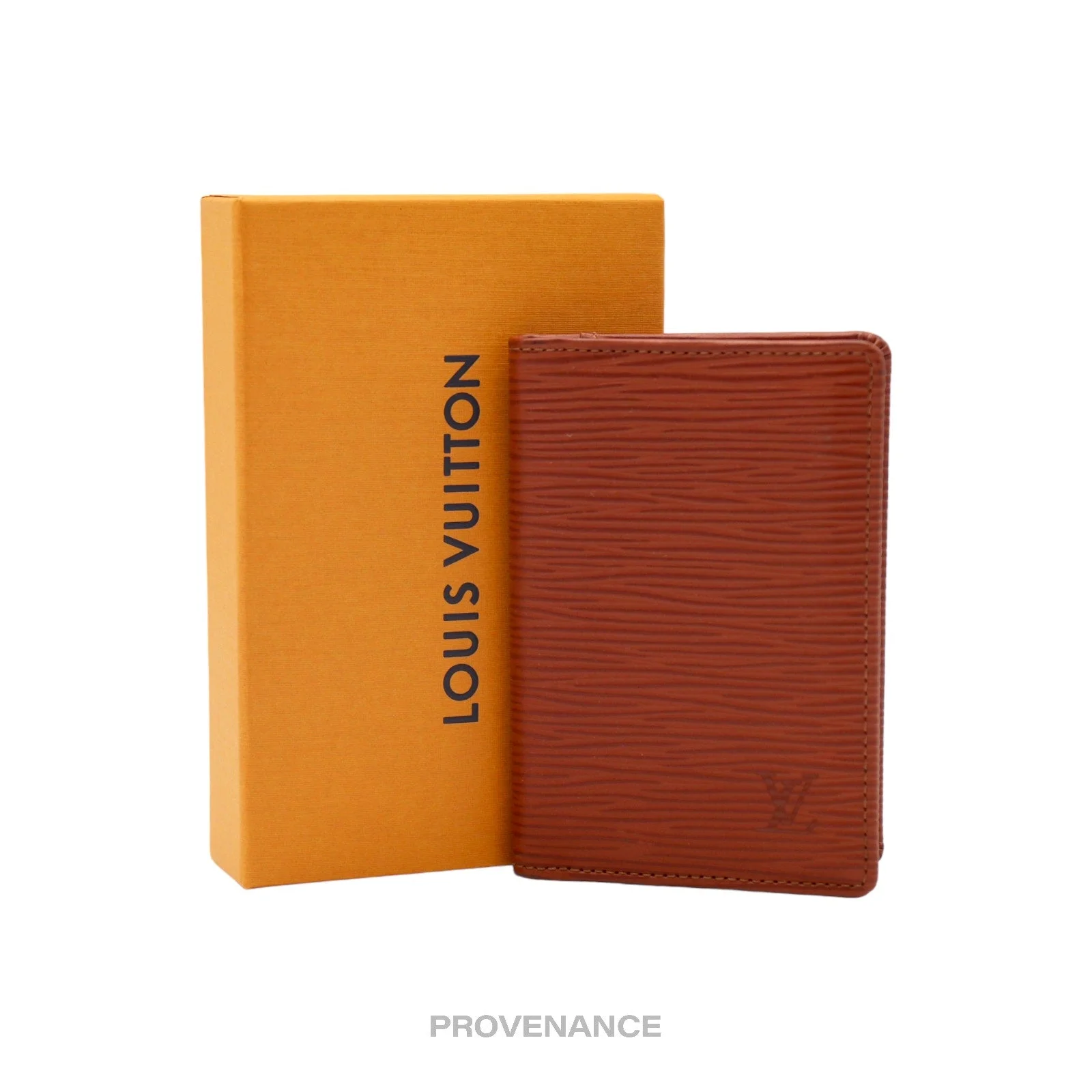 Louis Vuitton Pocket Organizer Wallet - Fawn Epi Leather - 1