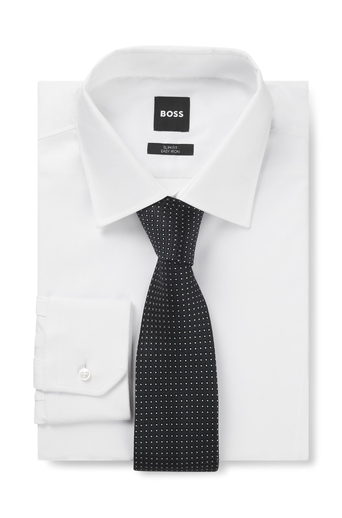 ITALIAN-MADE TIE IN SILK JACQUARD - 3