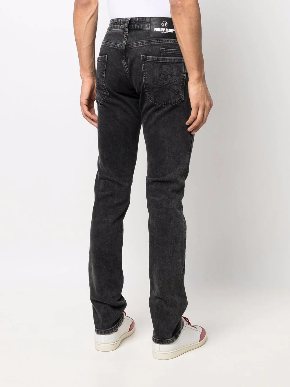 slim-cut denim jeans - 4