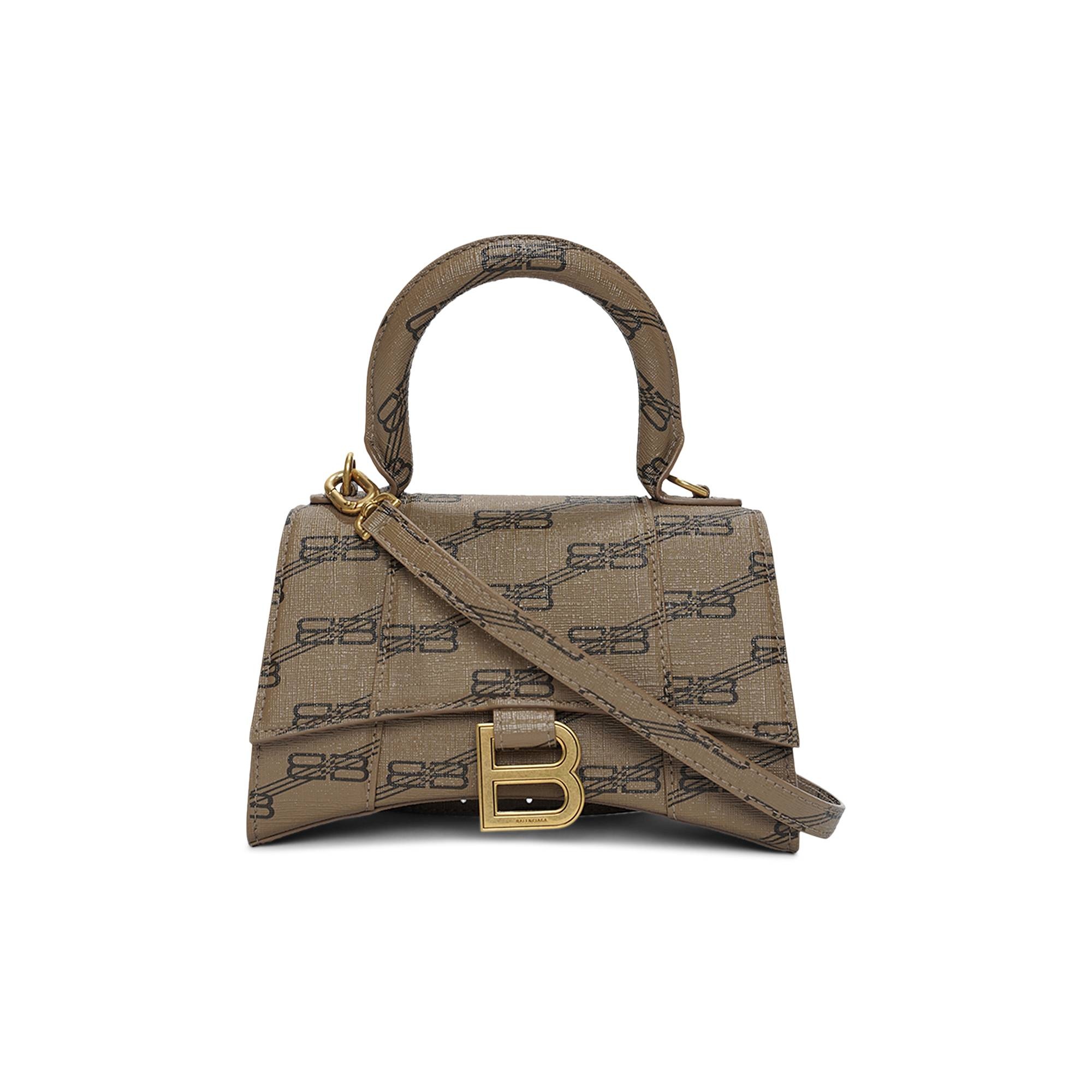 Balenciaga Hourglass XS Shoulder Bag 'Beige/Brown' - 1
