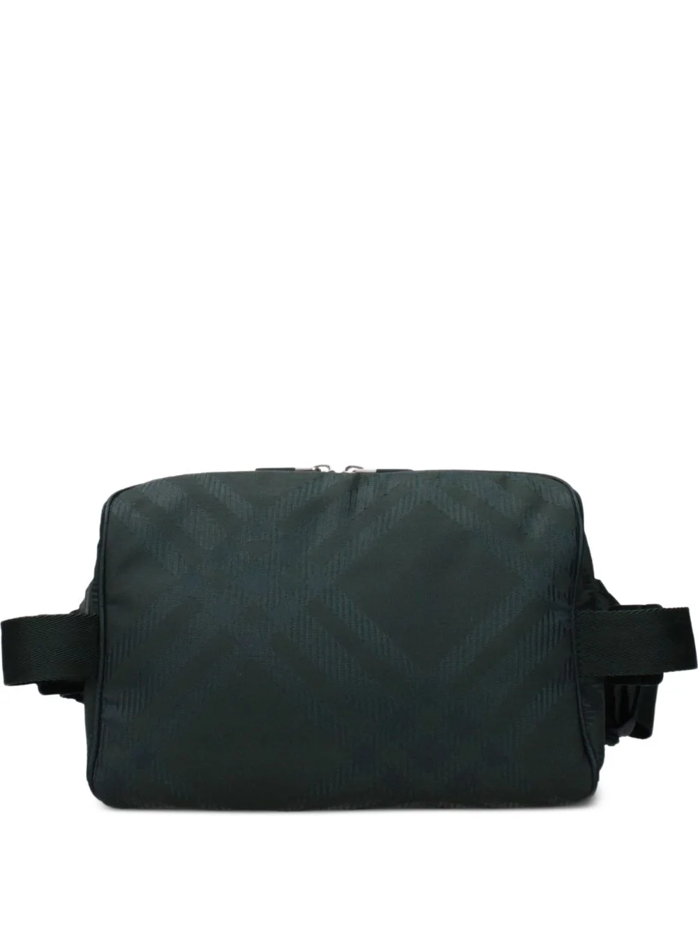 jacquard check belt bag - 1