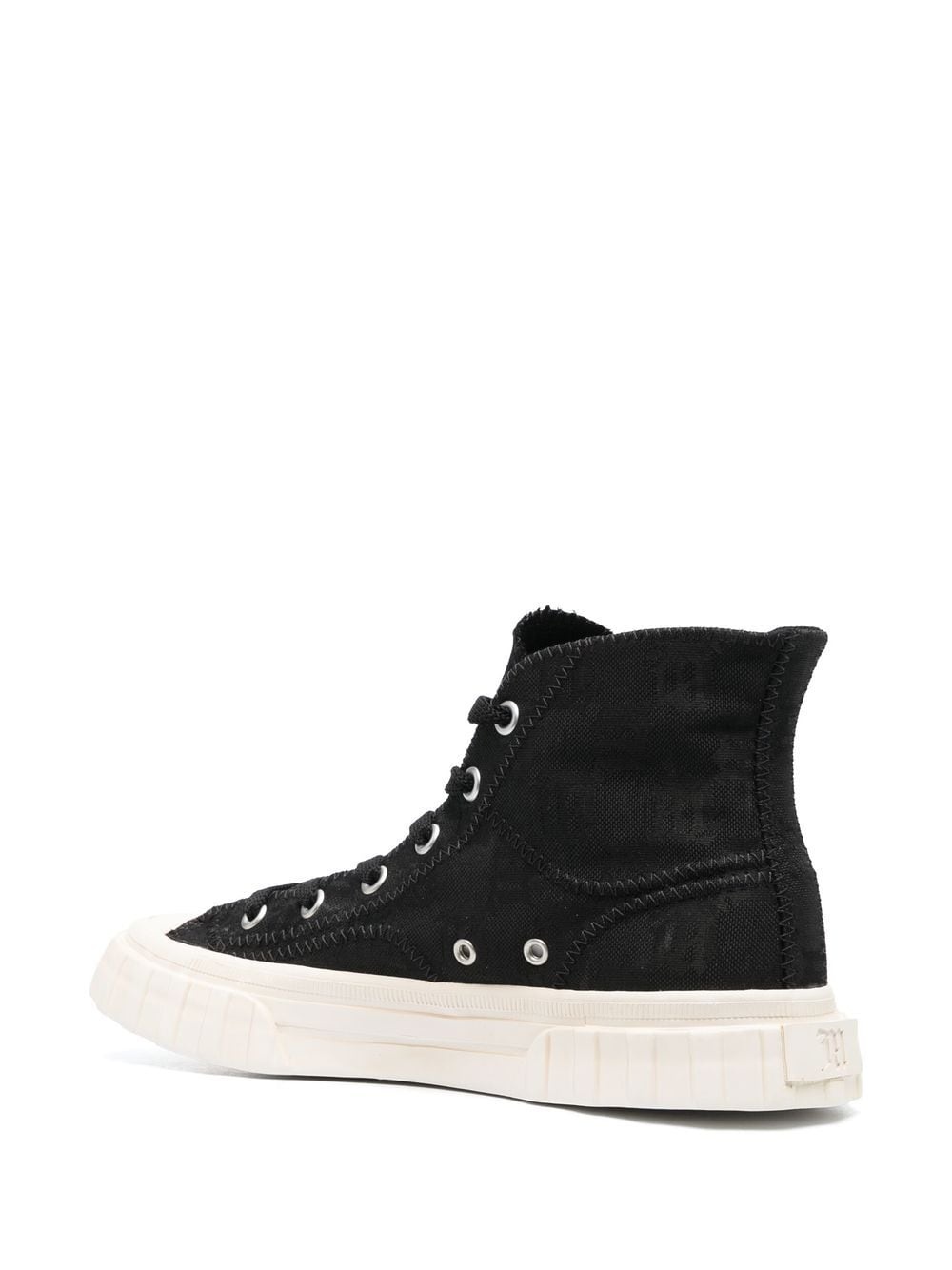 monogram high-top trainers - 3