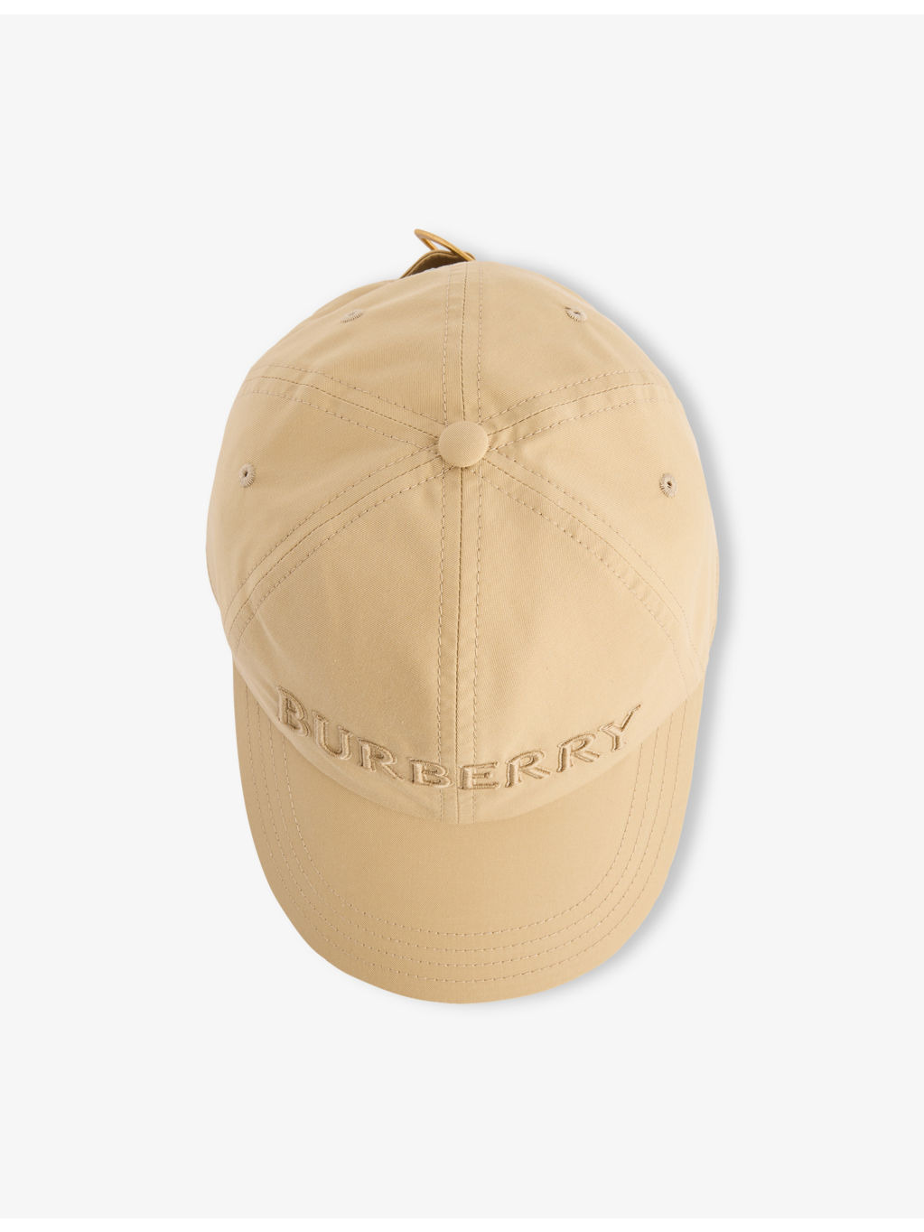 Logo-Embroidery Adjustable Cotton Cap - 3