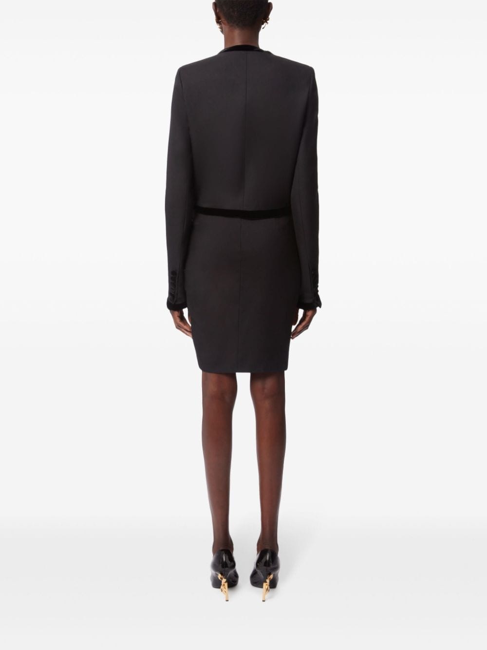 draped ruffle skirt - 4