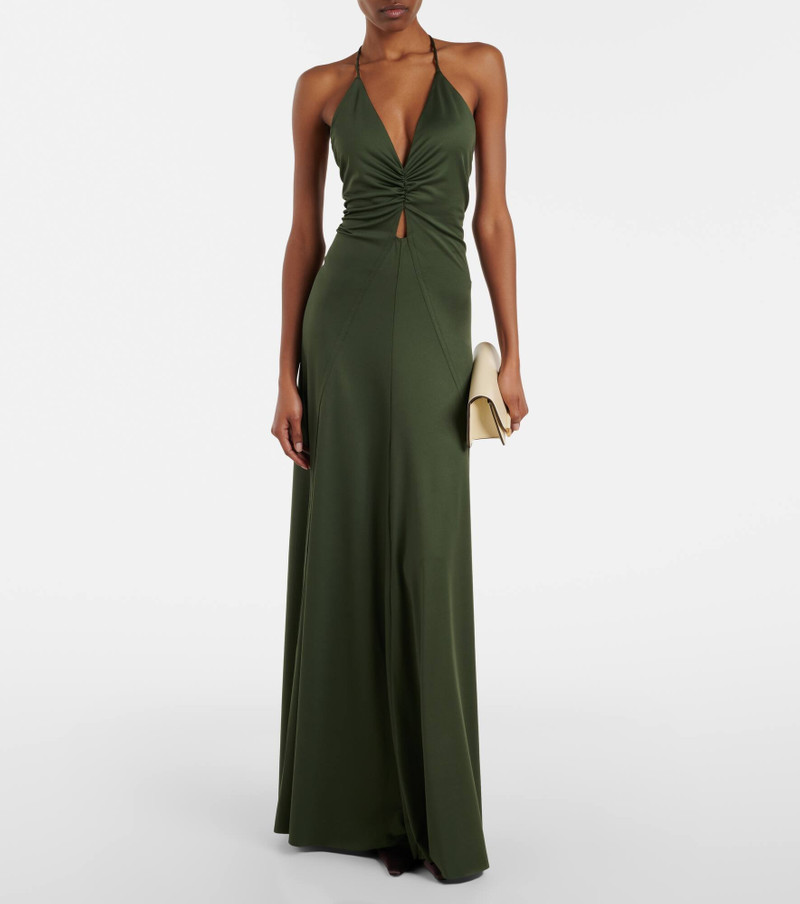 Victoria Beckham Ruched maxi dress outlook