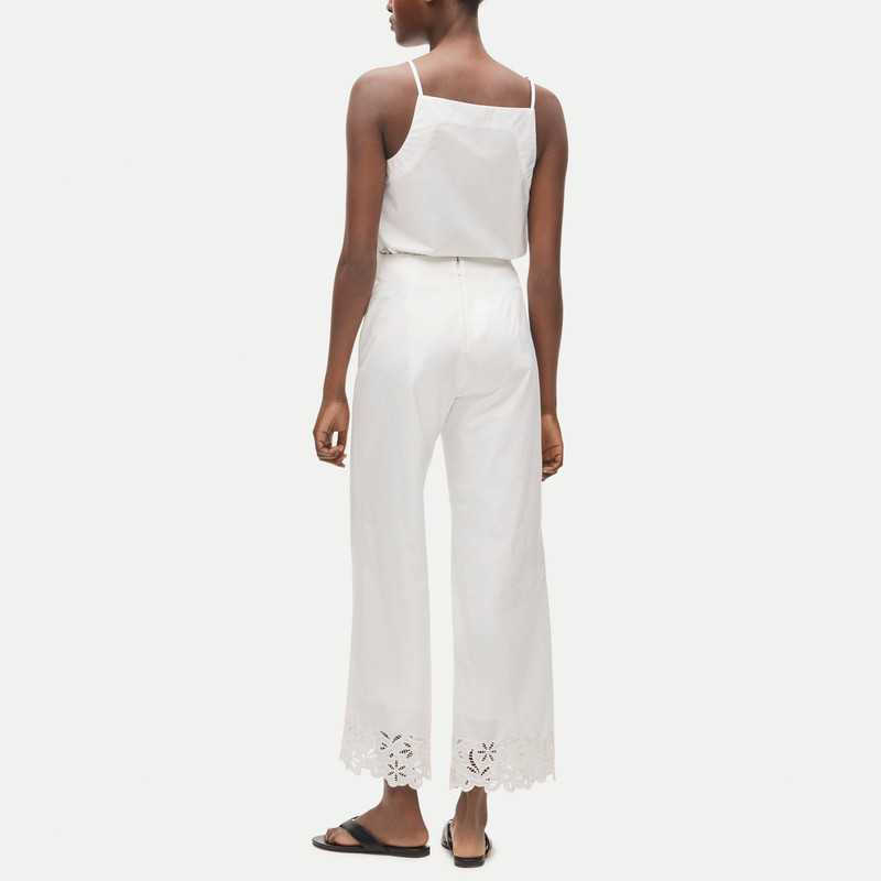 Rori embroidered-hem pant 5