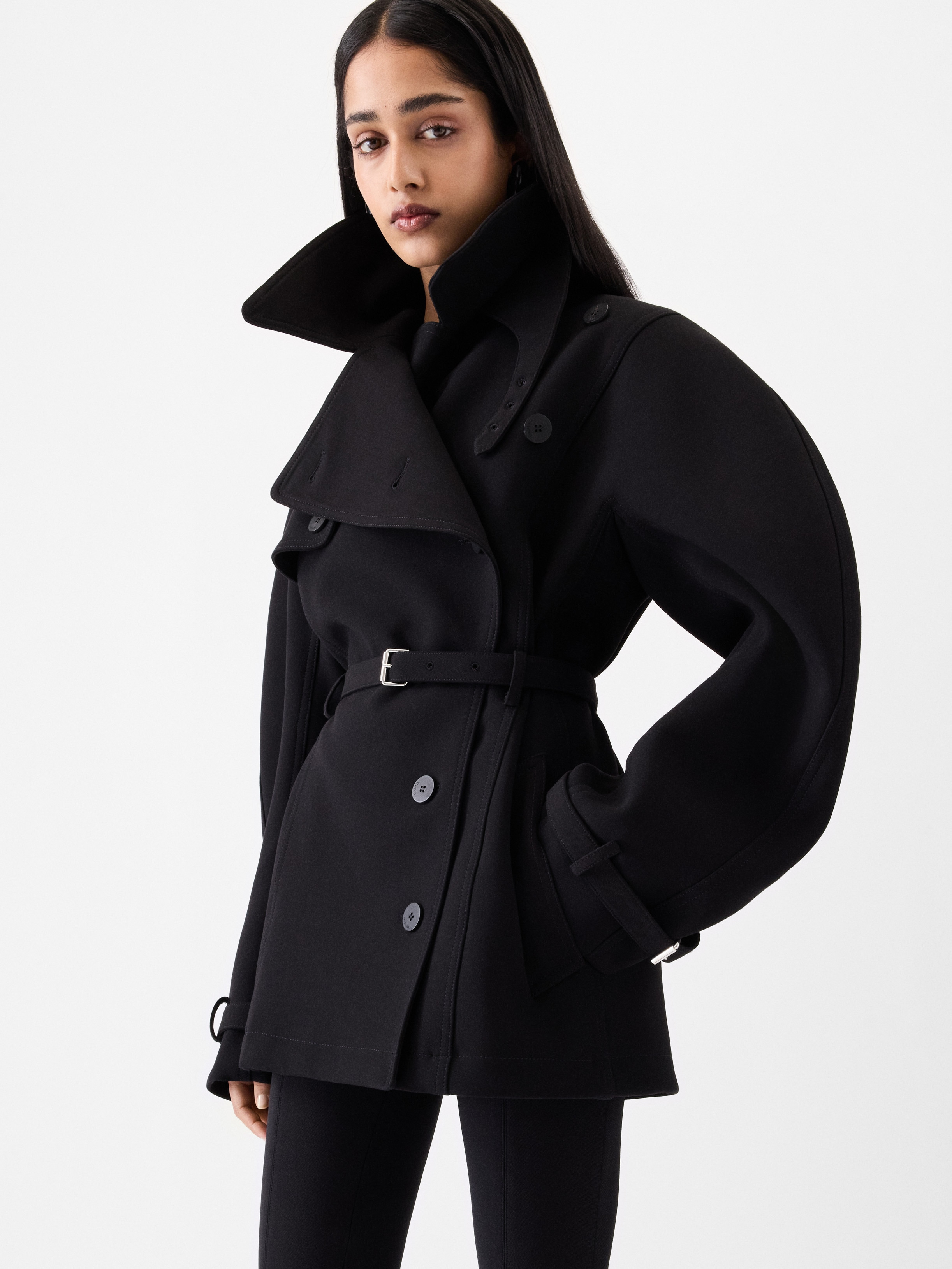 The short Ovalo trench coat - 5