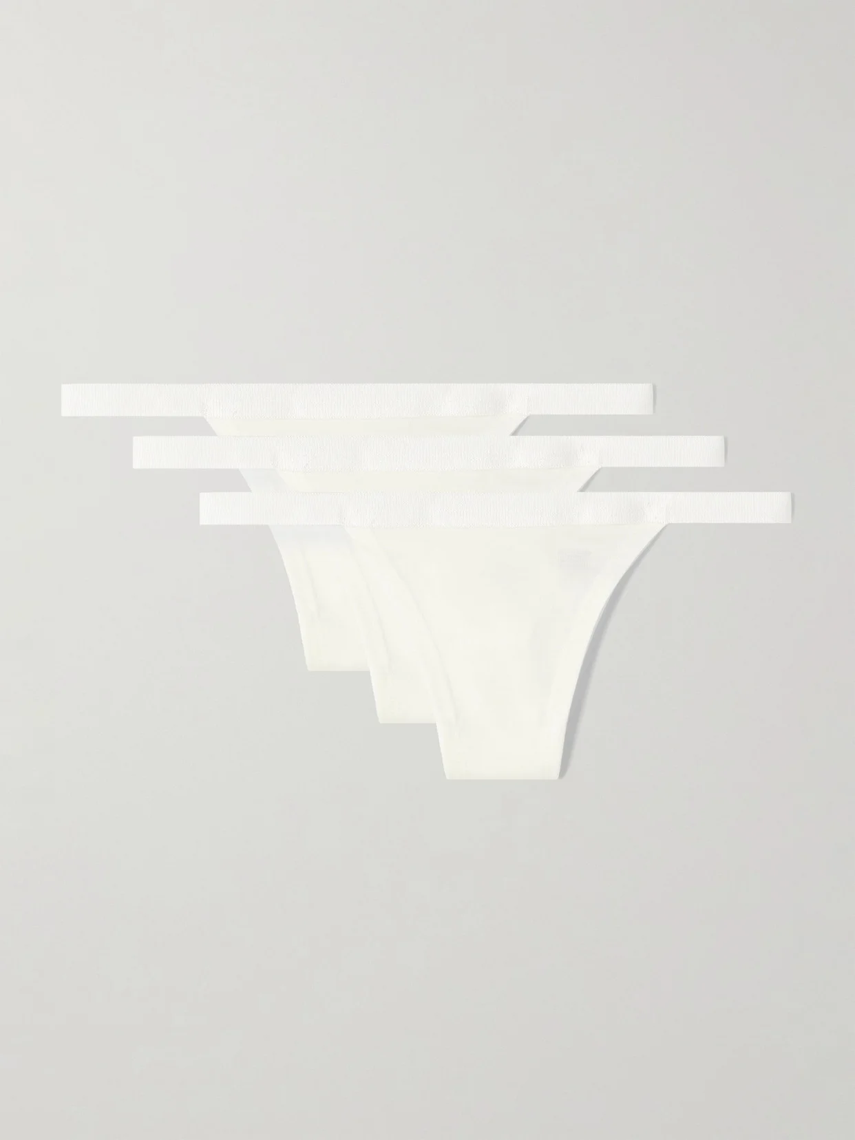 Set Of Three Stretch-tencel Lyocell Thongs - 1